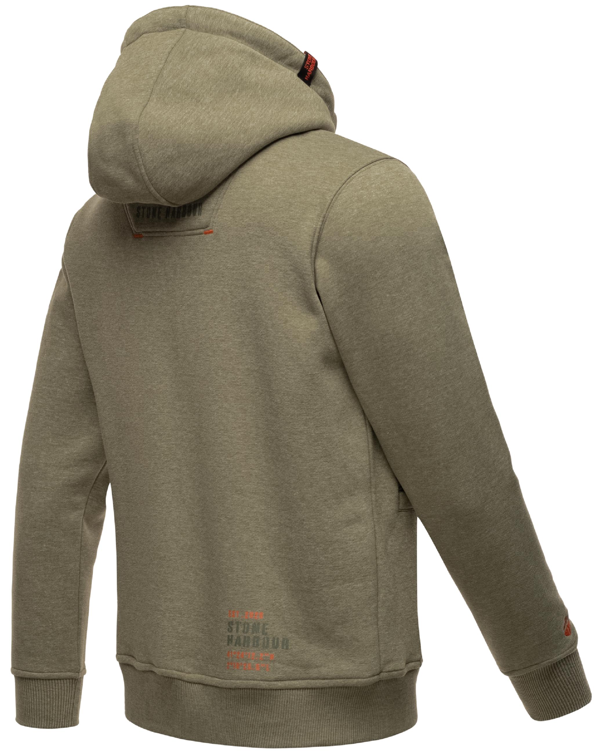 Sportlicher Hoodie "Ty Trey" Dusty Olive Melange