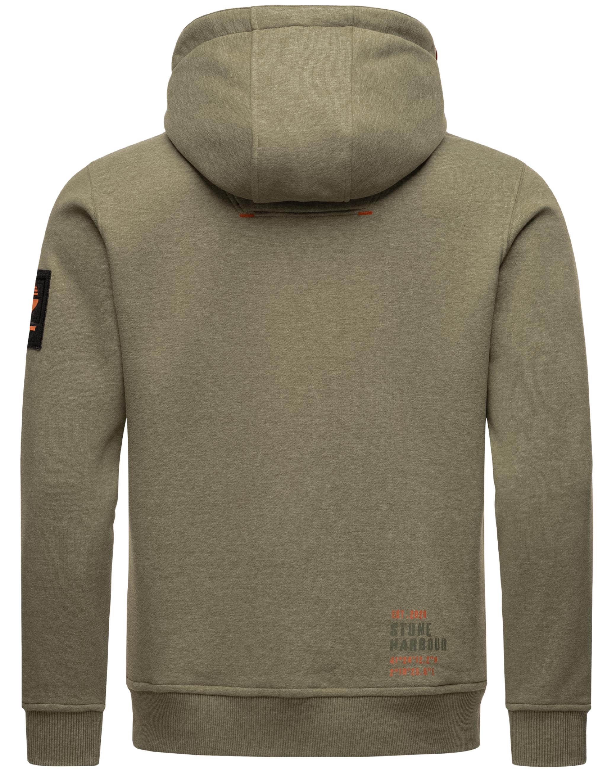 Sportlicher Hoodie "Ty Trey" Dusty Olive Melange