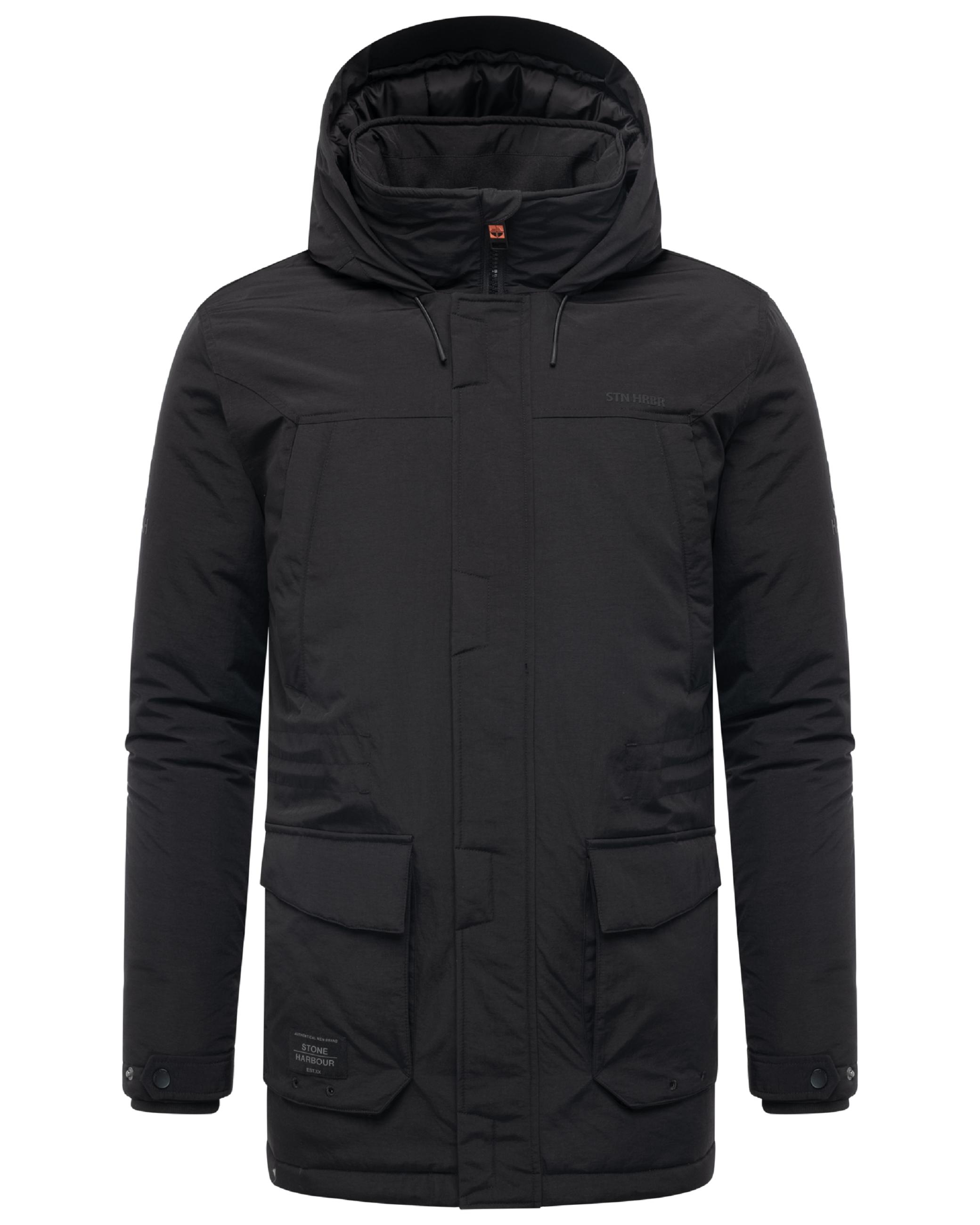 Winterjacke mit Kapuze "Wadiim XX" Black