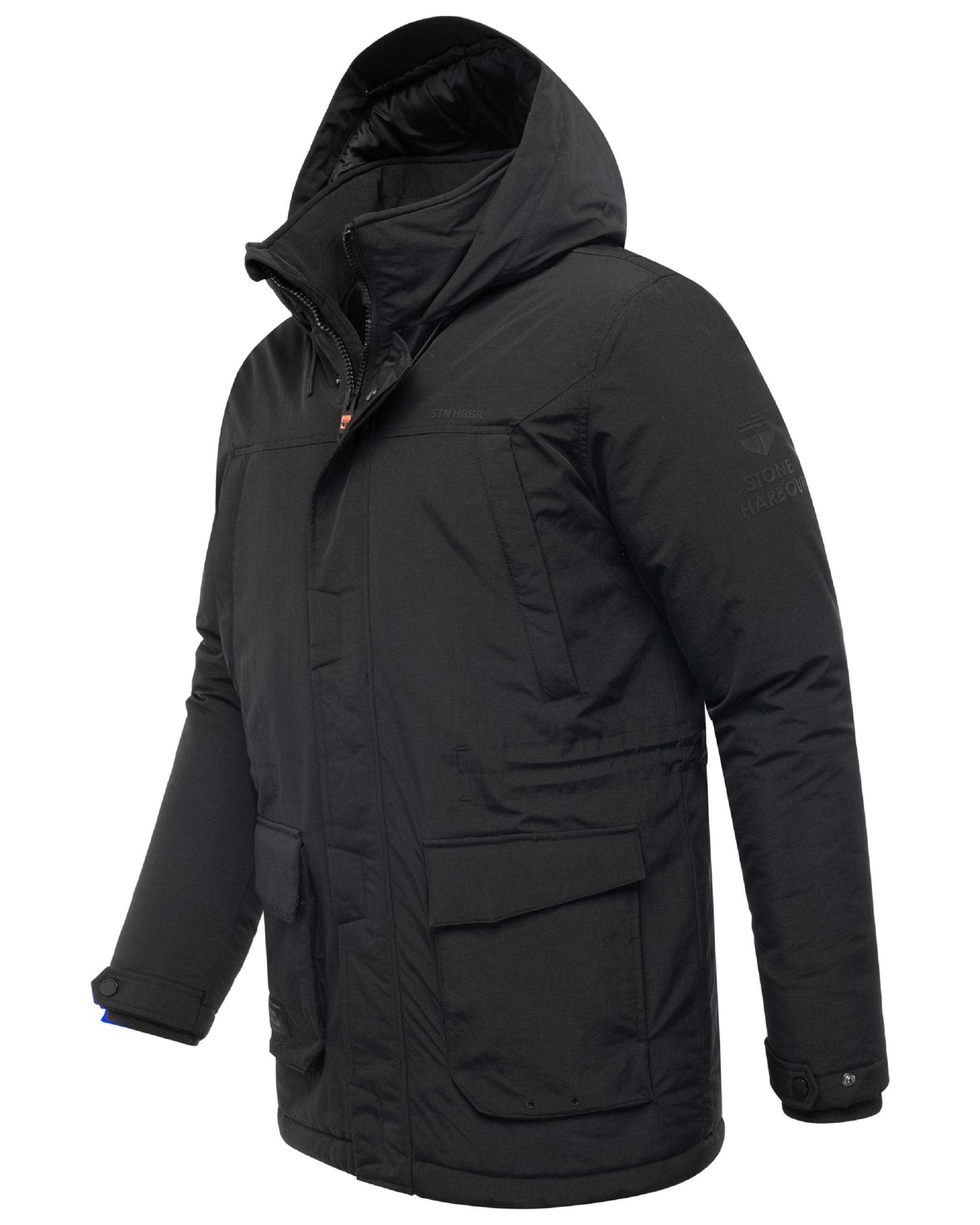 Winterjacke mit Kapuze "Wadiim XX" Black