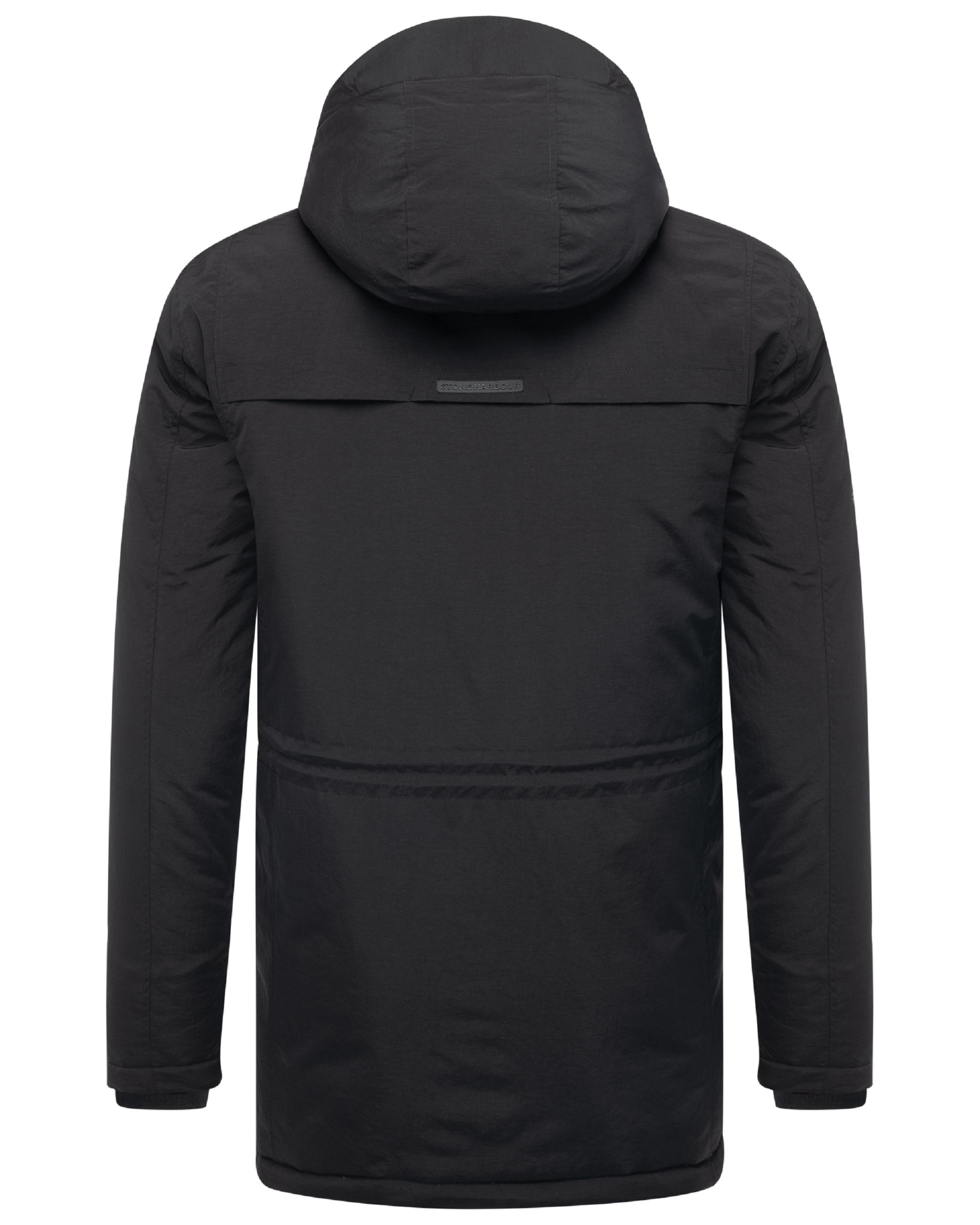 Winterjacke mit Kapuze "Wadiim XX" Black