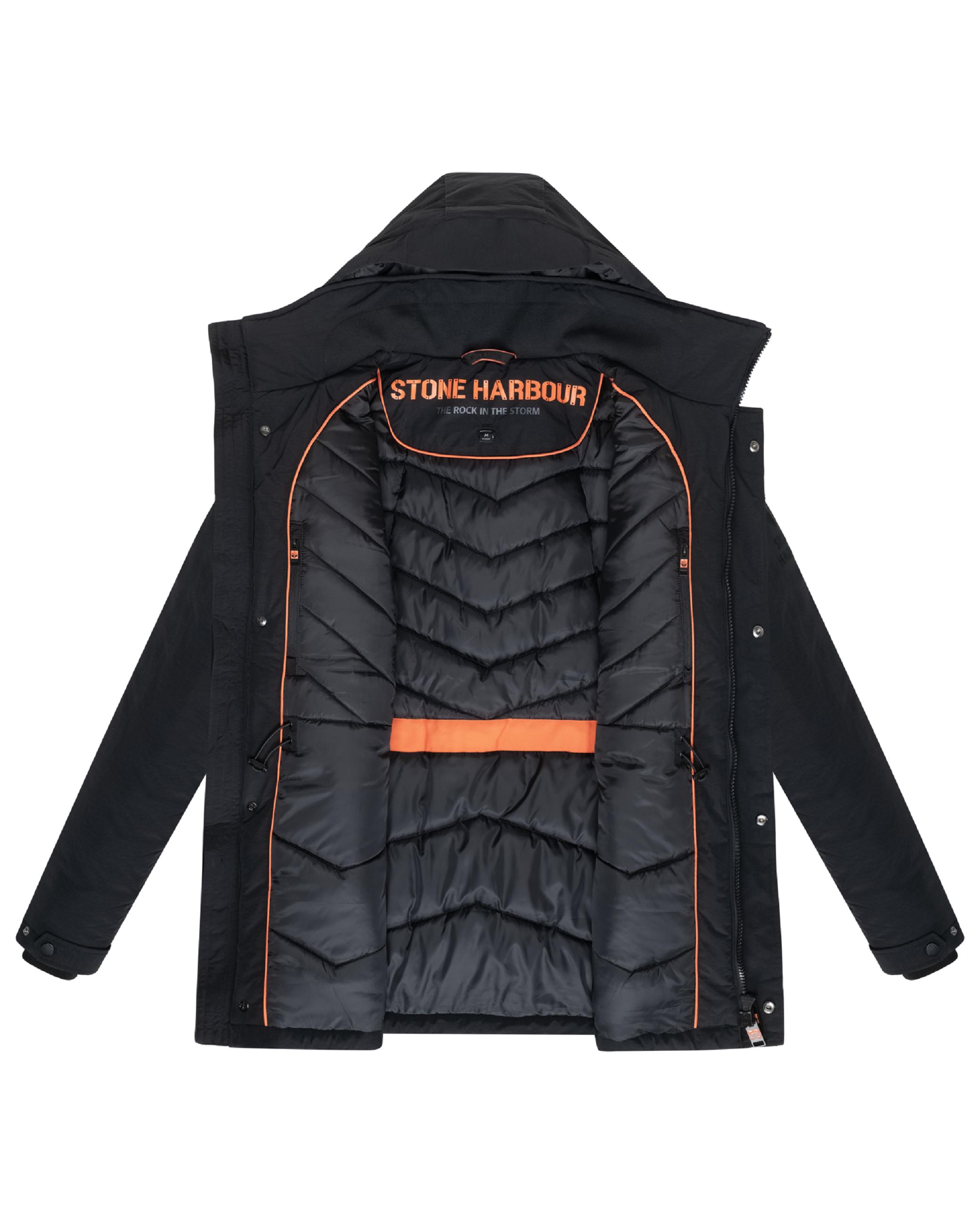 Winterjacke mit Kapuze "Wadiim XX" Black