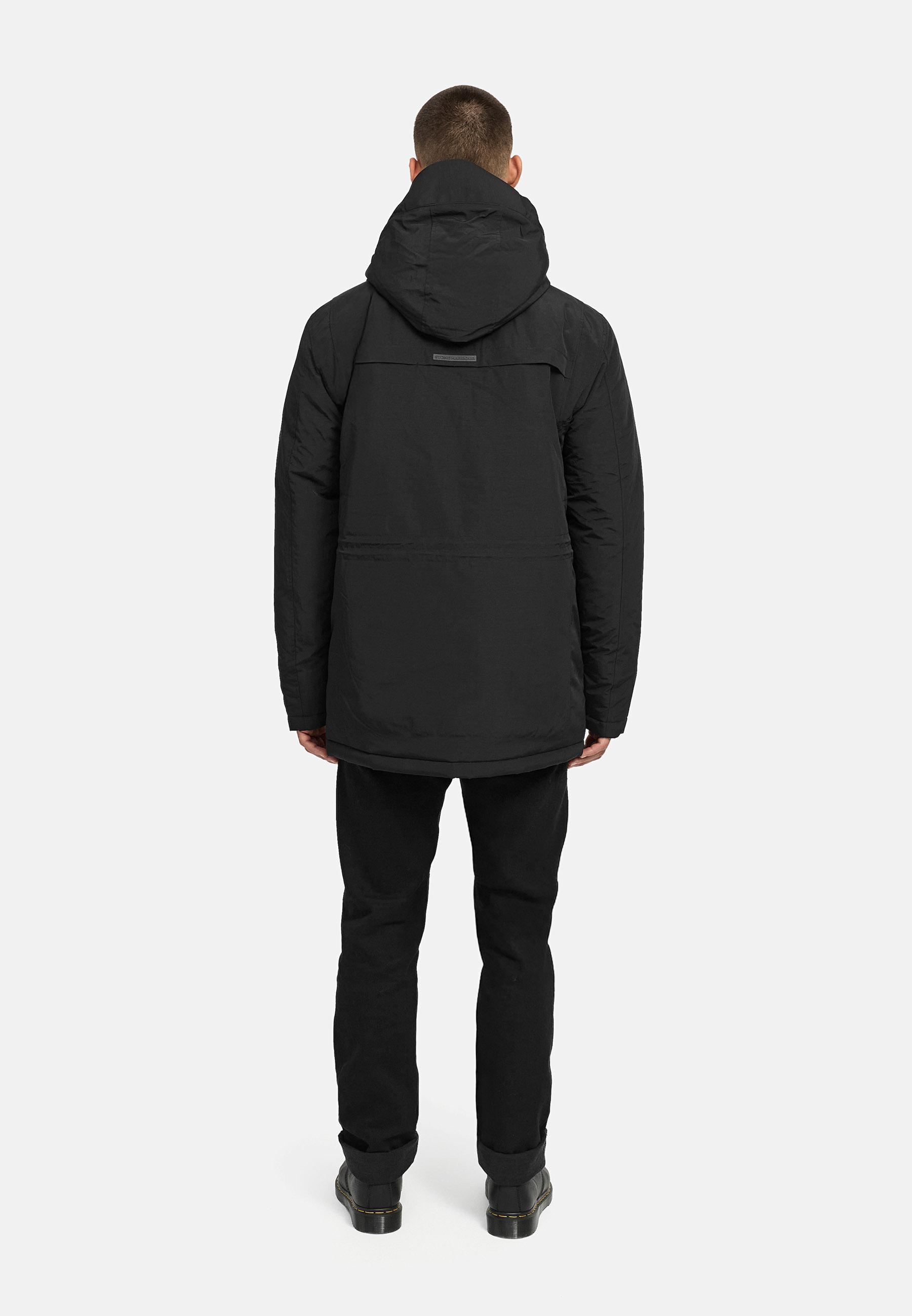 Winterjacke mit Kapuze "Wadiim XX" Black