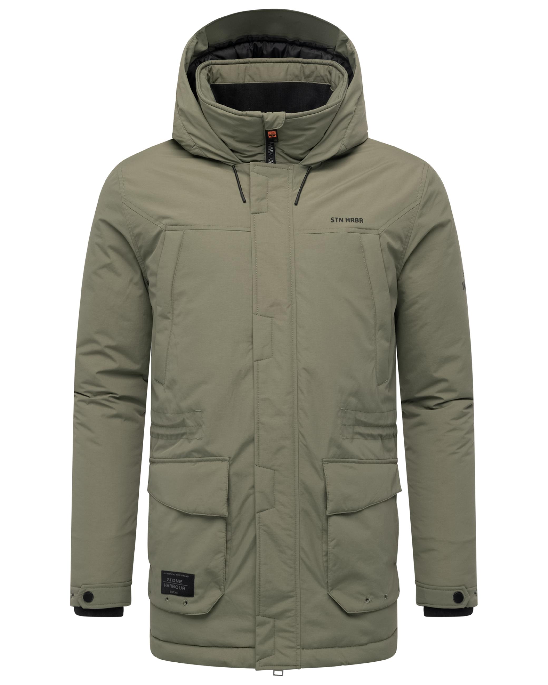 Winterjacke mit Kapuze "Wadiim XX" Dusty Olive