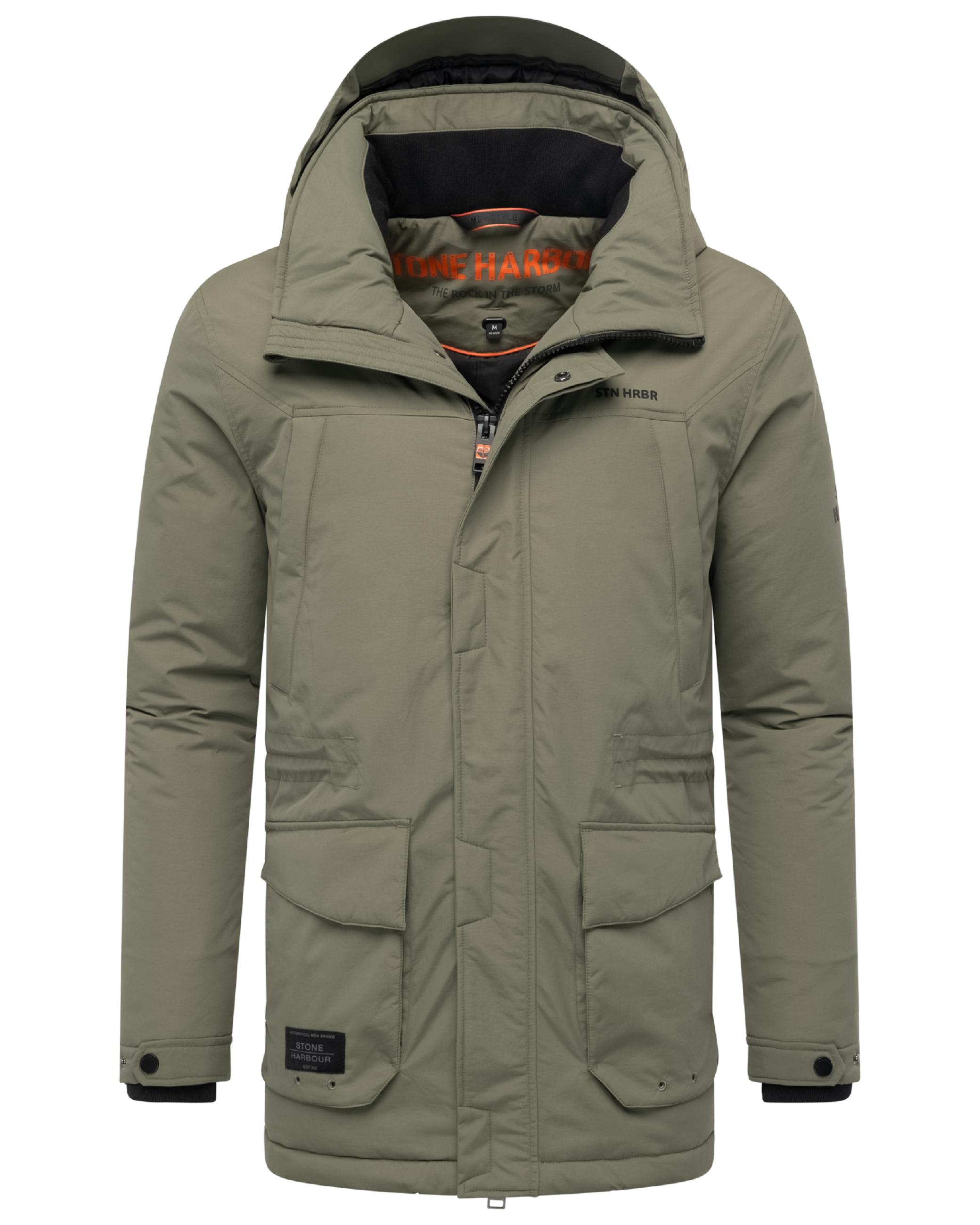 Winterjacke mit Kapuze "Wadiim XX" Dusty Olive