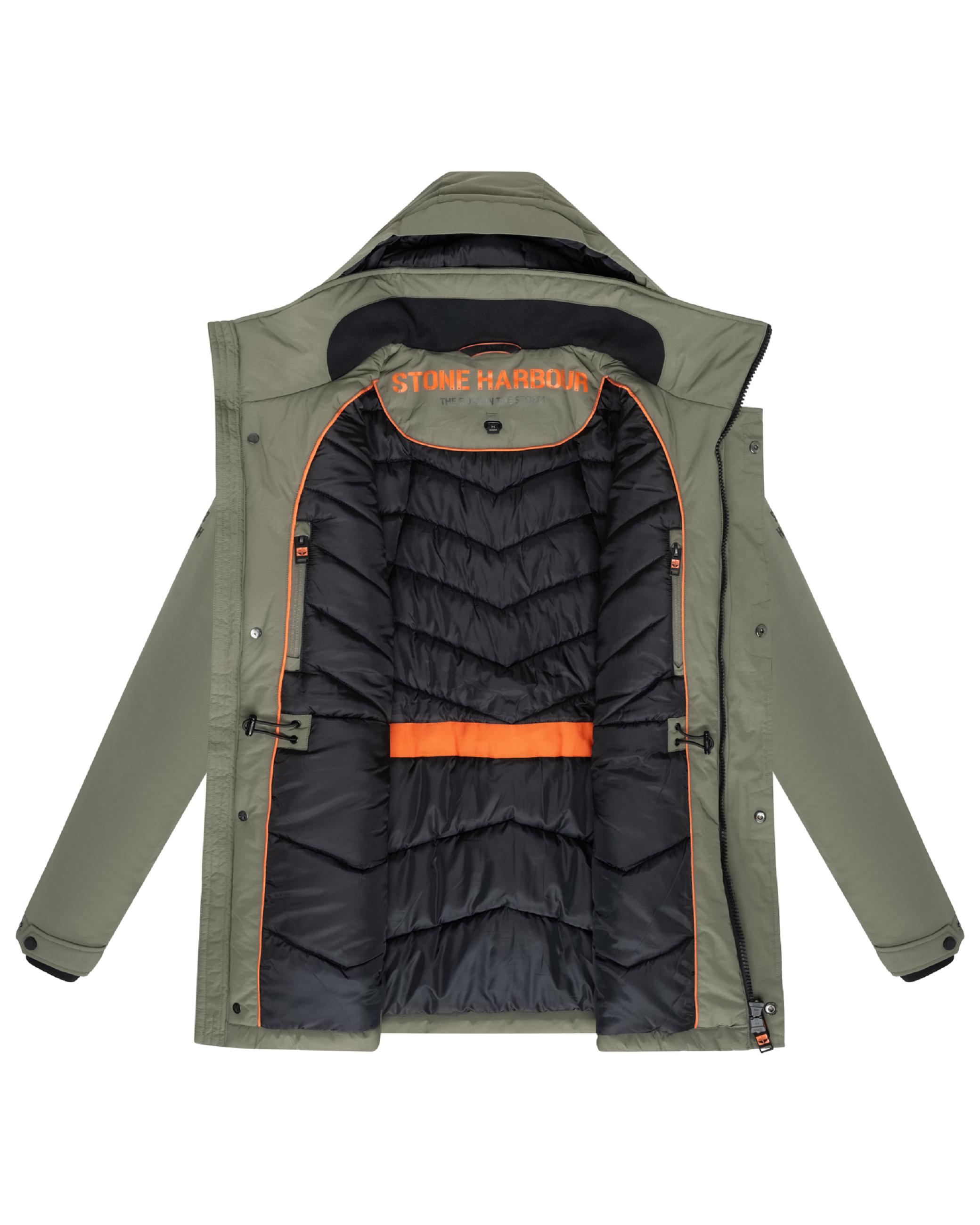 Winterjacke mit Kapuze "Wadiim XX" Dusty Olive