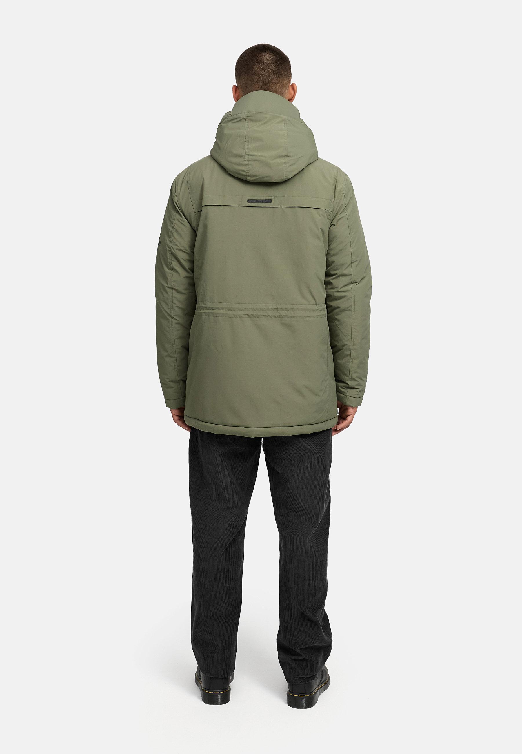 Winterjacke mit Kapuze "Wadiim XX" Dusty Olive