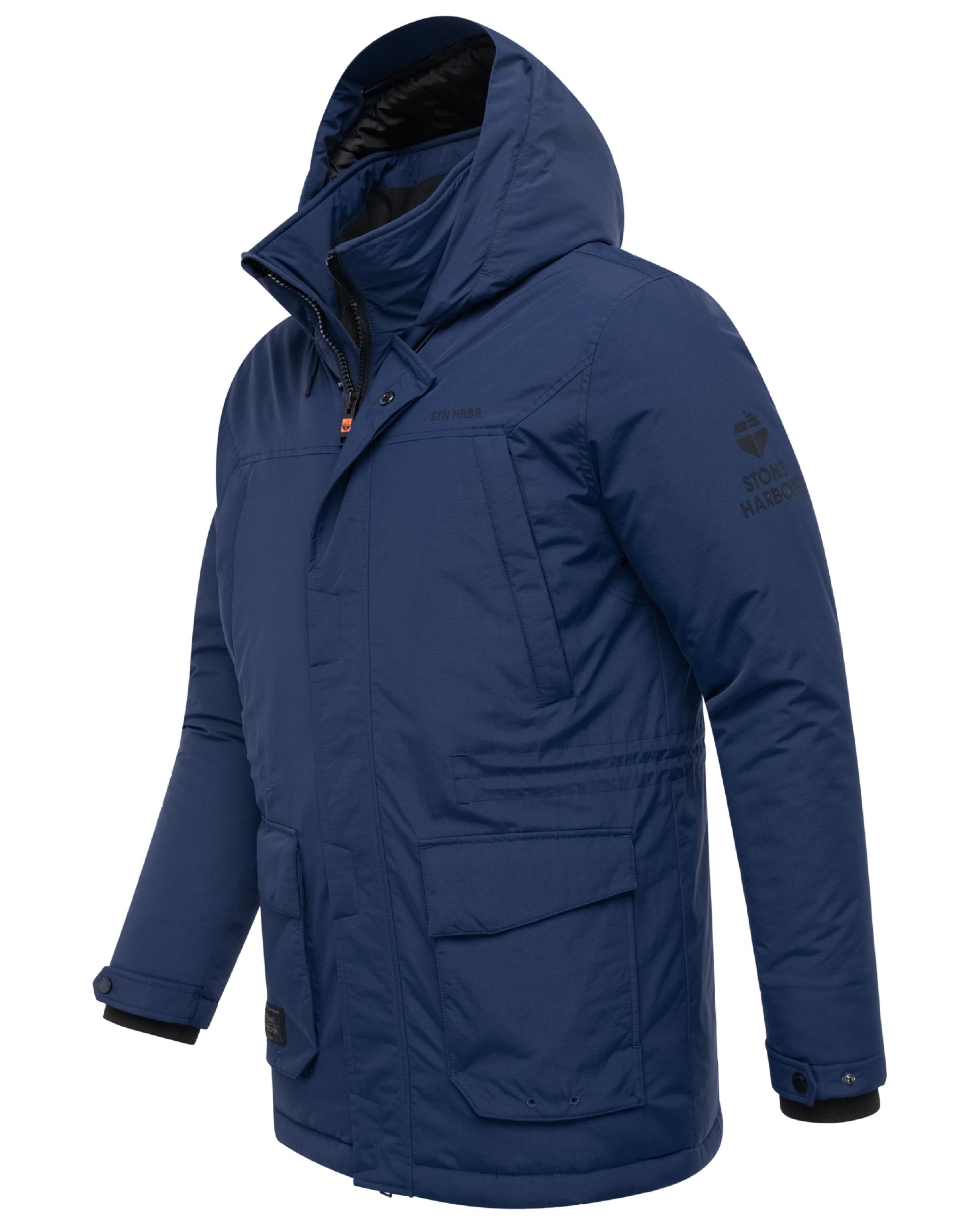 Winterjacke mit Kapuze "Wadiim XX" Navy