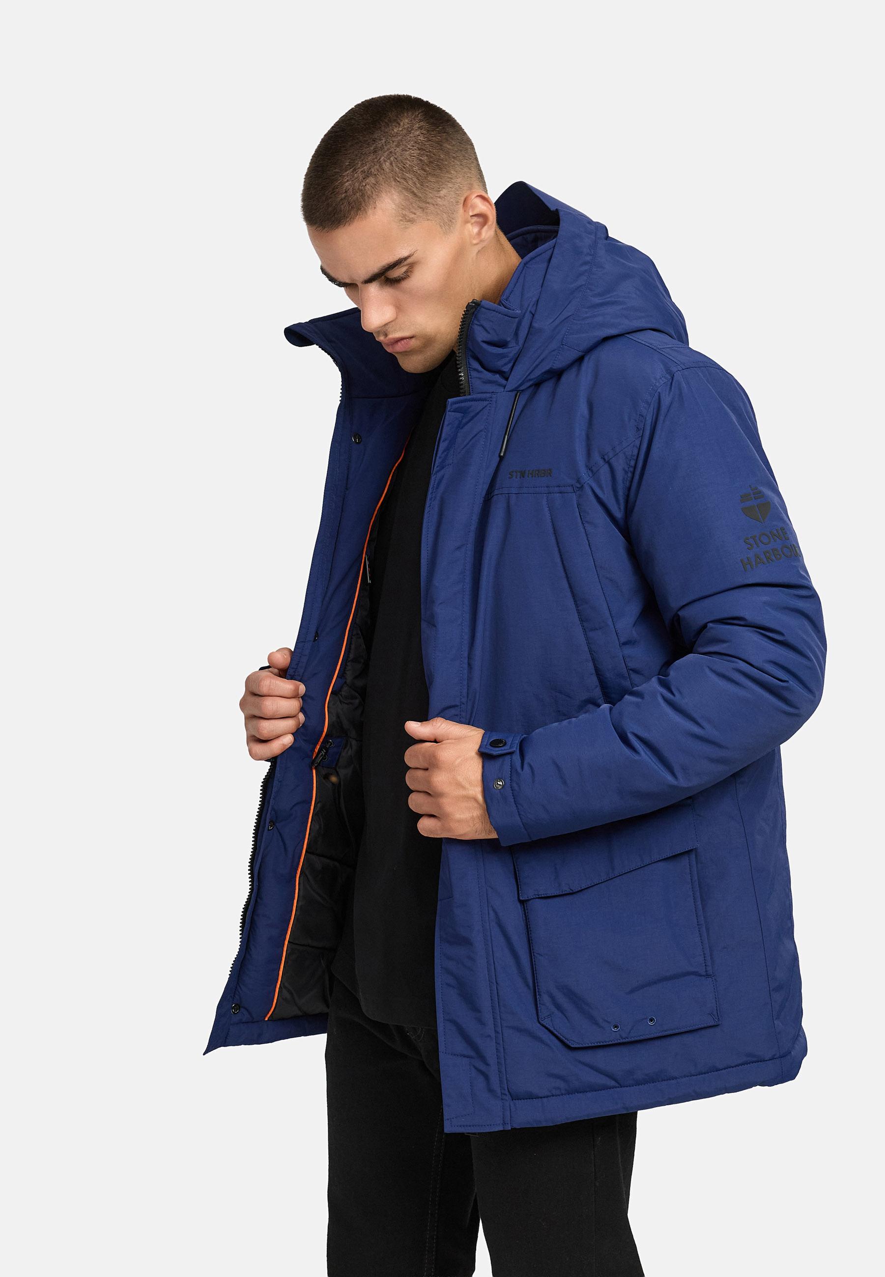 Winterjacke mit Kapuze "Wadiim XX" Navy