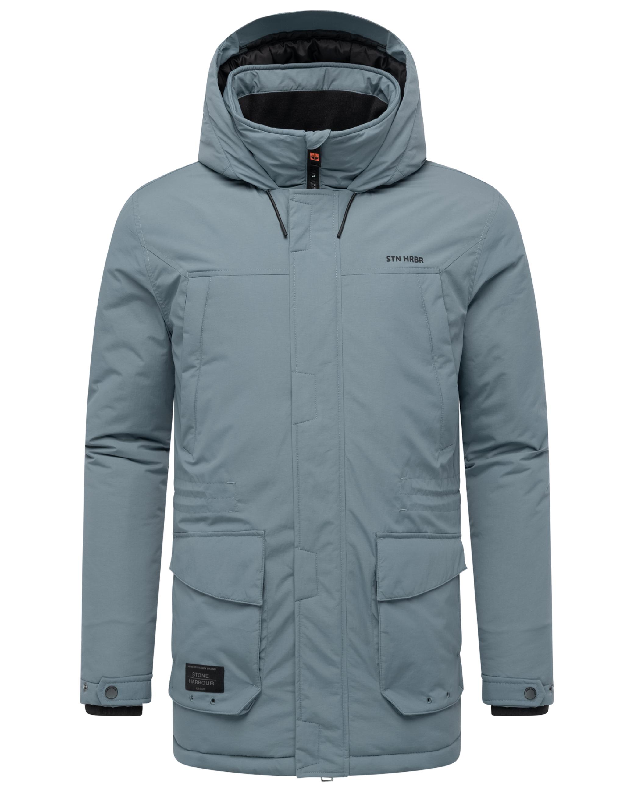 Winterjacke mit Kapuze "Wadiim XX" Stormy Blue