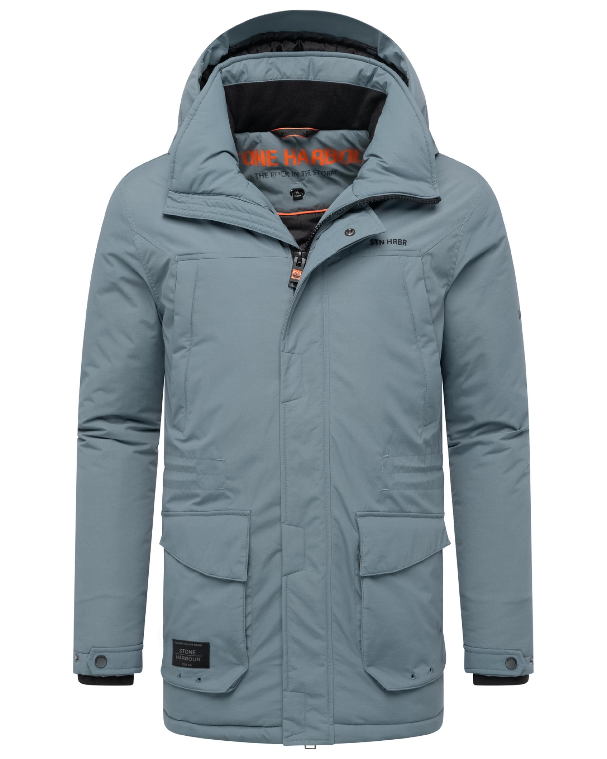 Winterjacke mit Kapuze "Wadiim XX" Stormy Blue