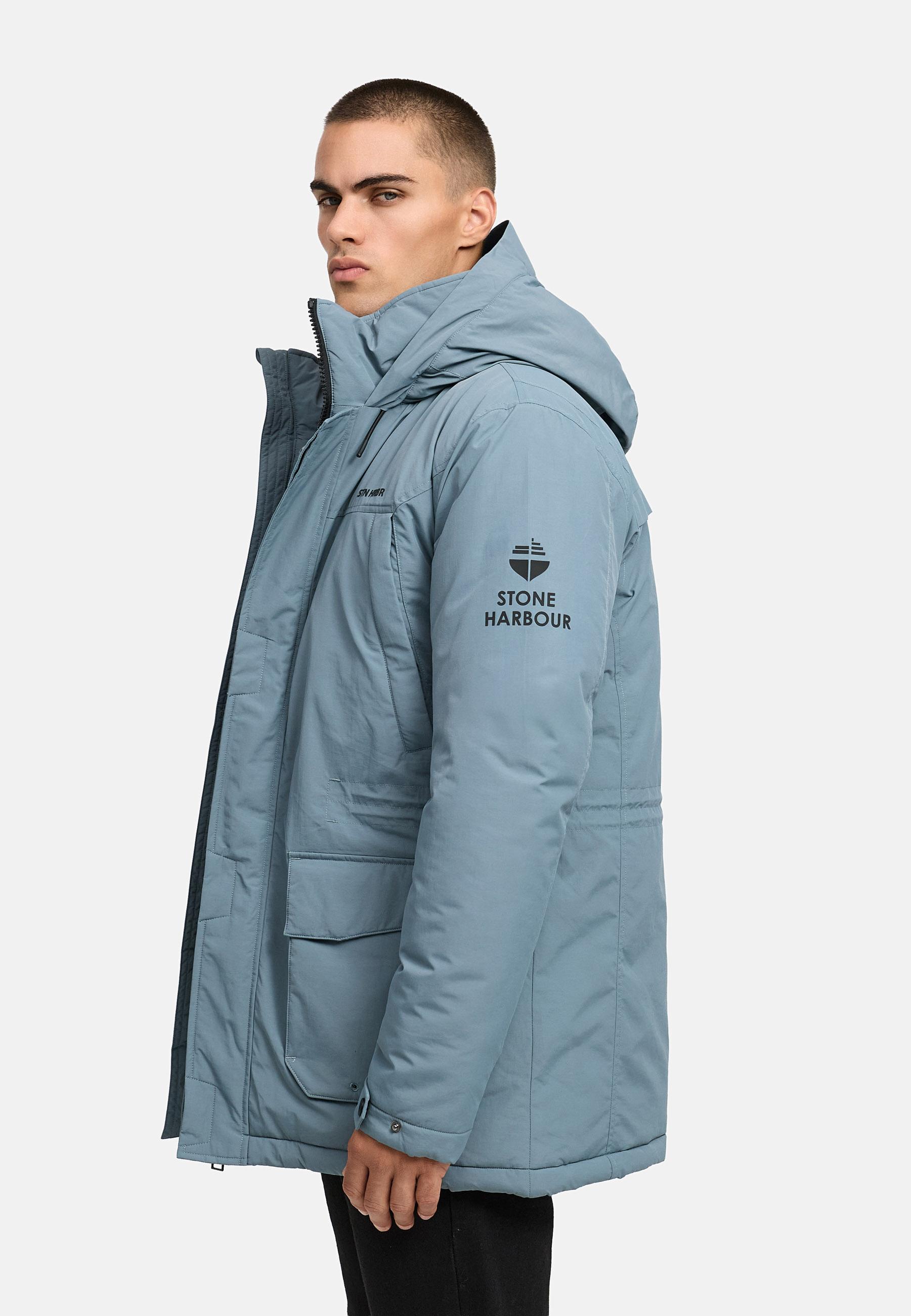 Winterjacke mit Kapuze "Wadiim XX" Stormy Blue