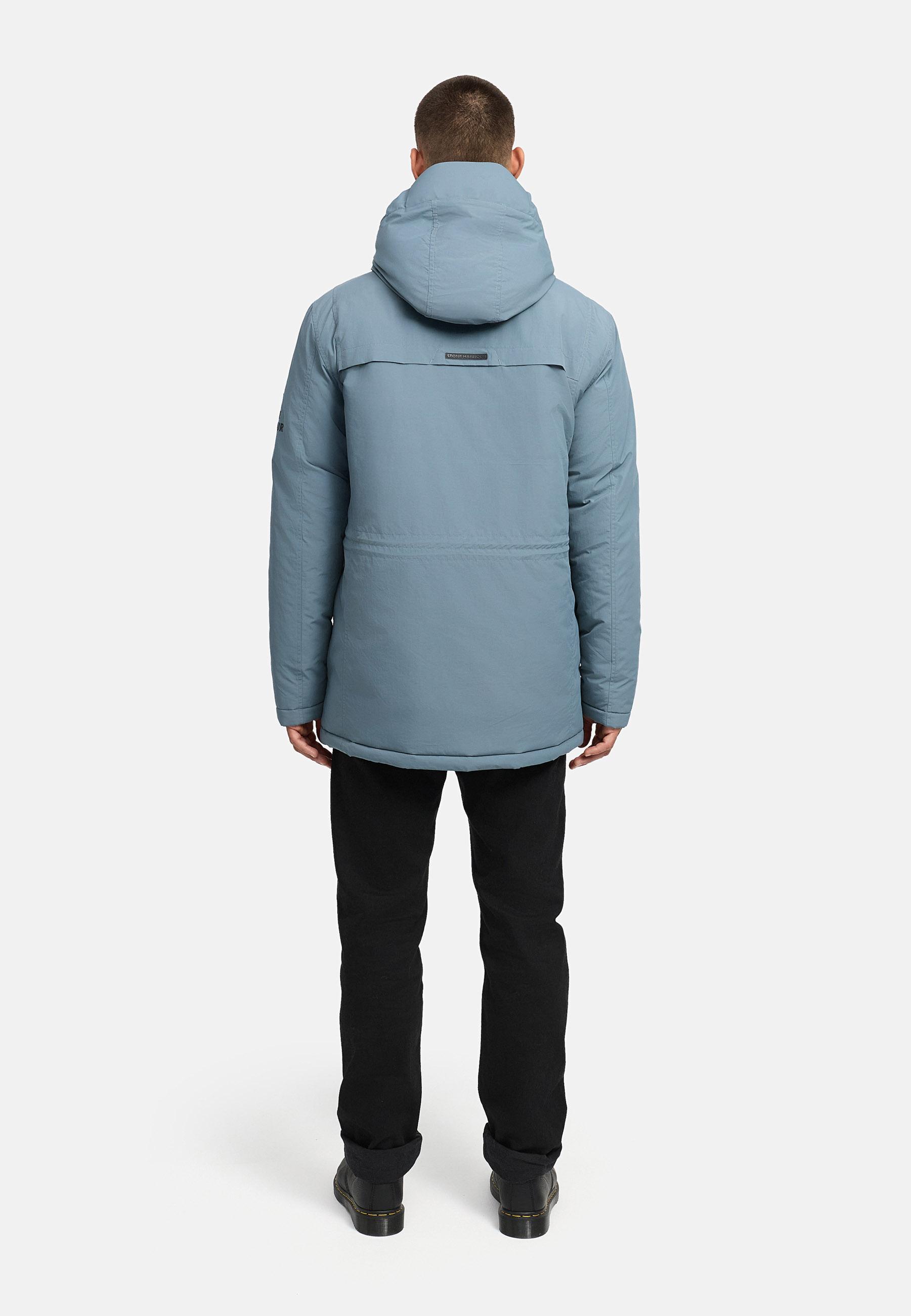 Winterjacke mit Kapuze "Wadiim XX" Stormy Blue