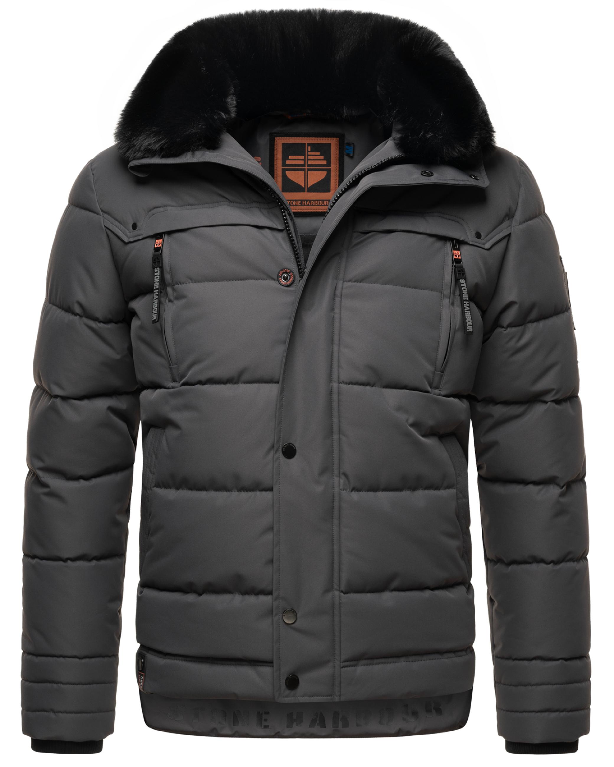 Winter Steppjacke "Witaas" Anthracite