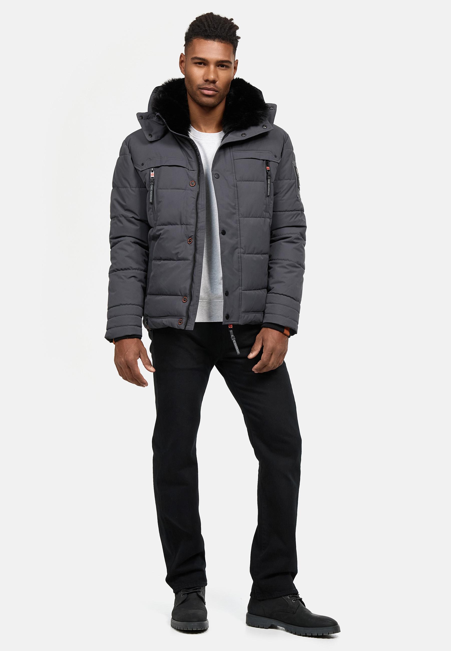 Winter Steppjacke "Witaas" Anthracite