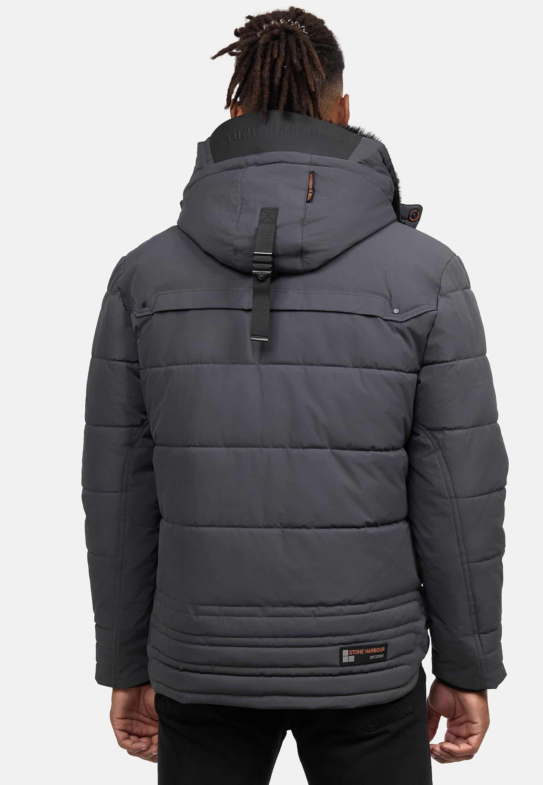 Winter Steppjacke "Witaas" Anthracite