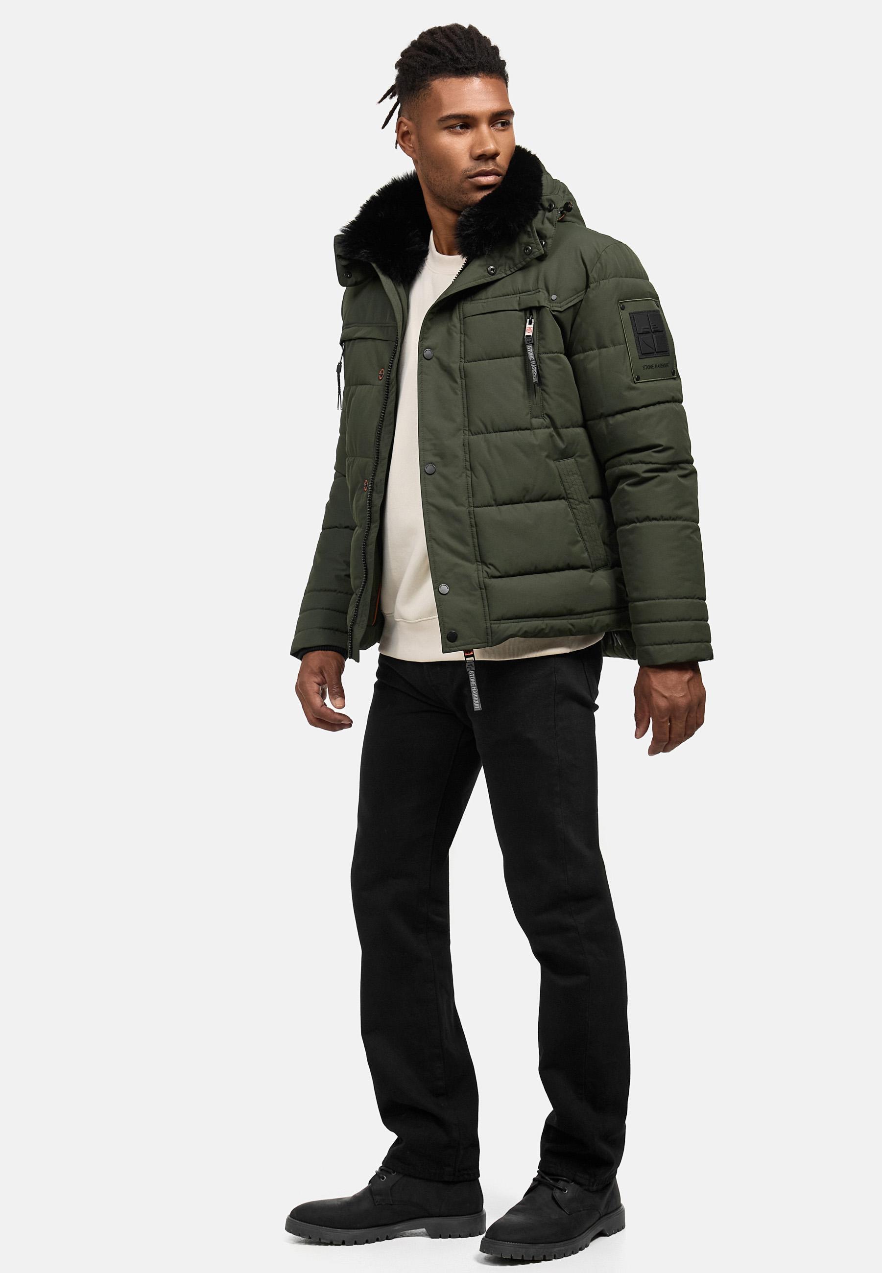 Winter Steppjacke "Witaas" Olive