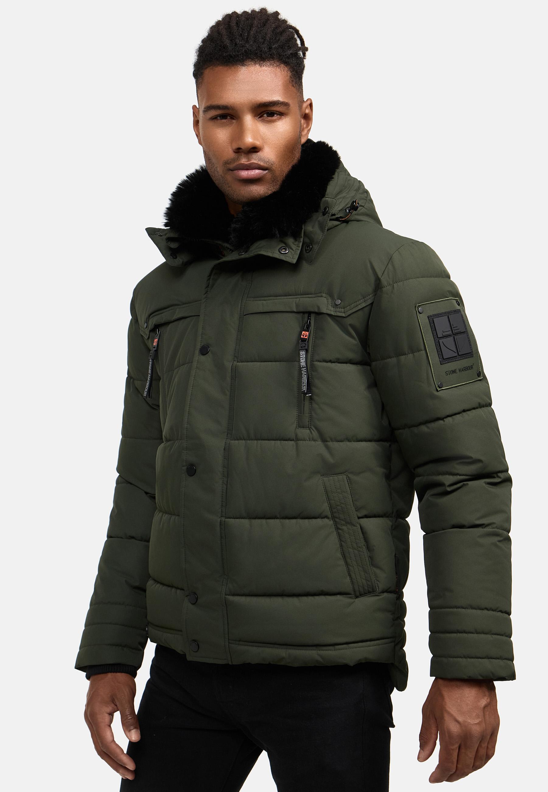 Winter Steppjacke "Witaas" Olive