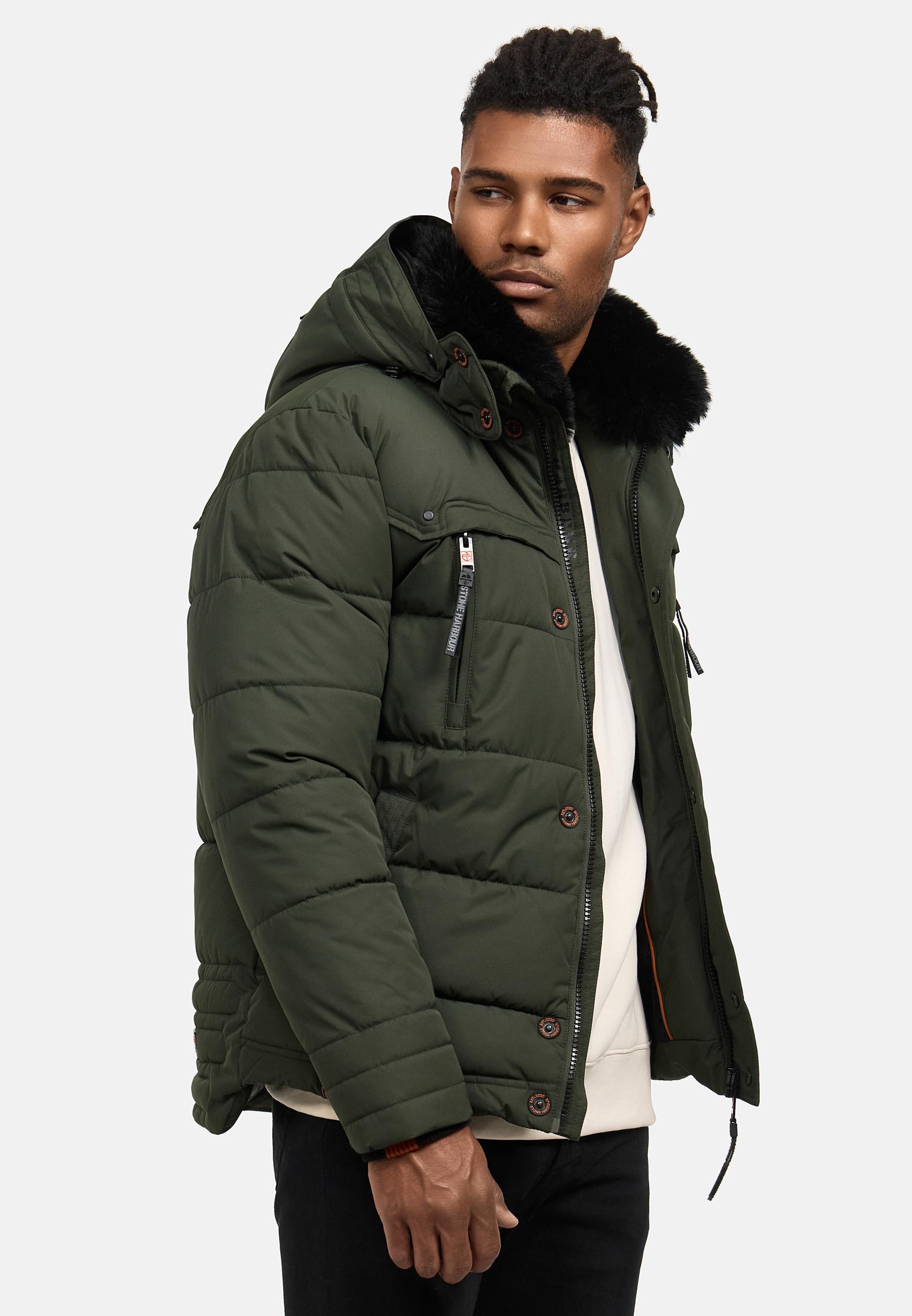 Winter Steppjacke "Witaas" Olive