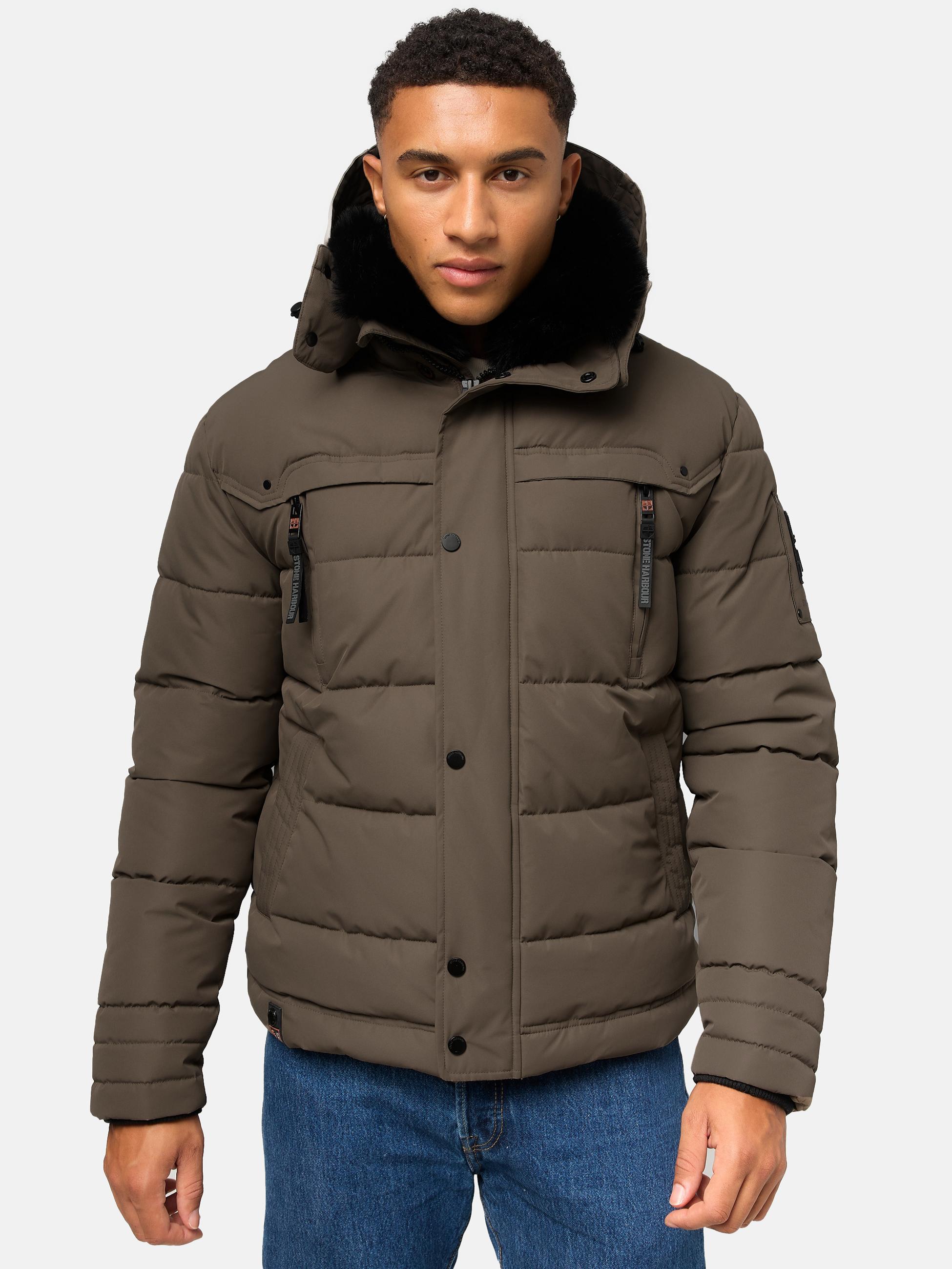 Winter Steppjacke "Witaas" Stone Brown