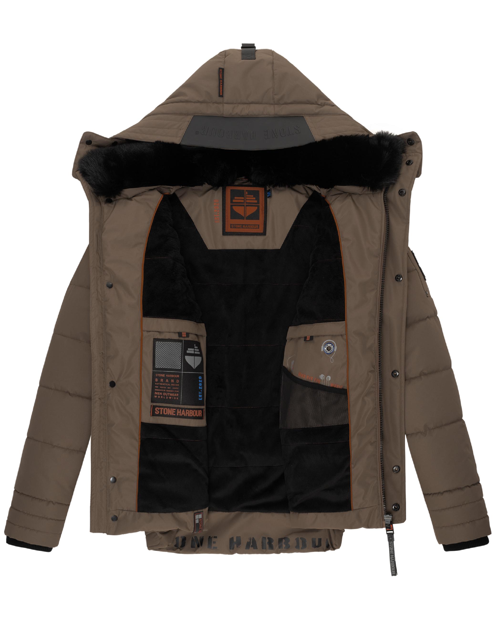 Winter Steppjacke "Witaas" Stone Brown