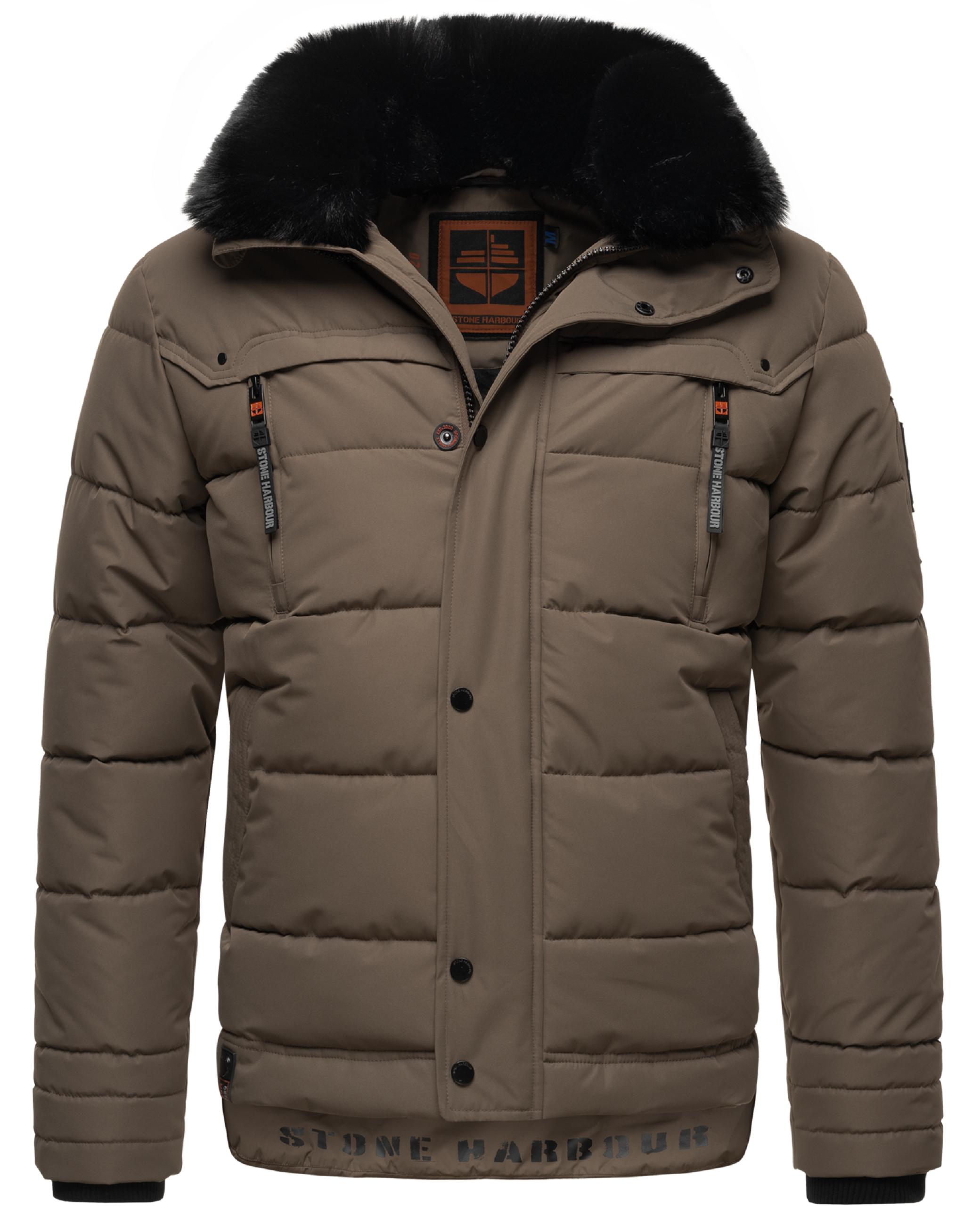 Winter Steppjacke "Witaas" Stone Brown