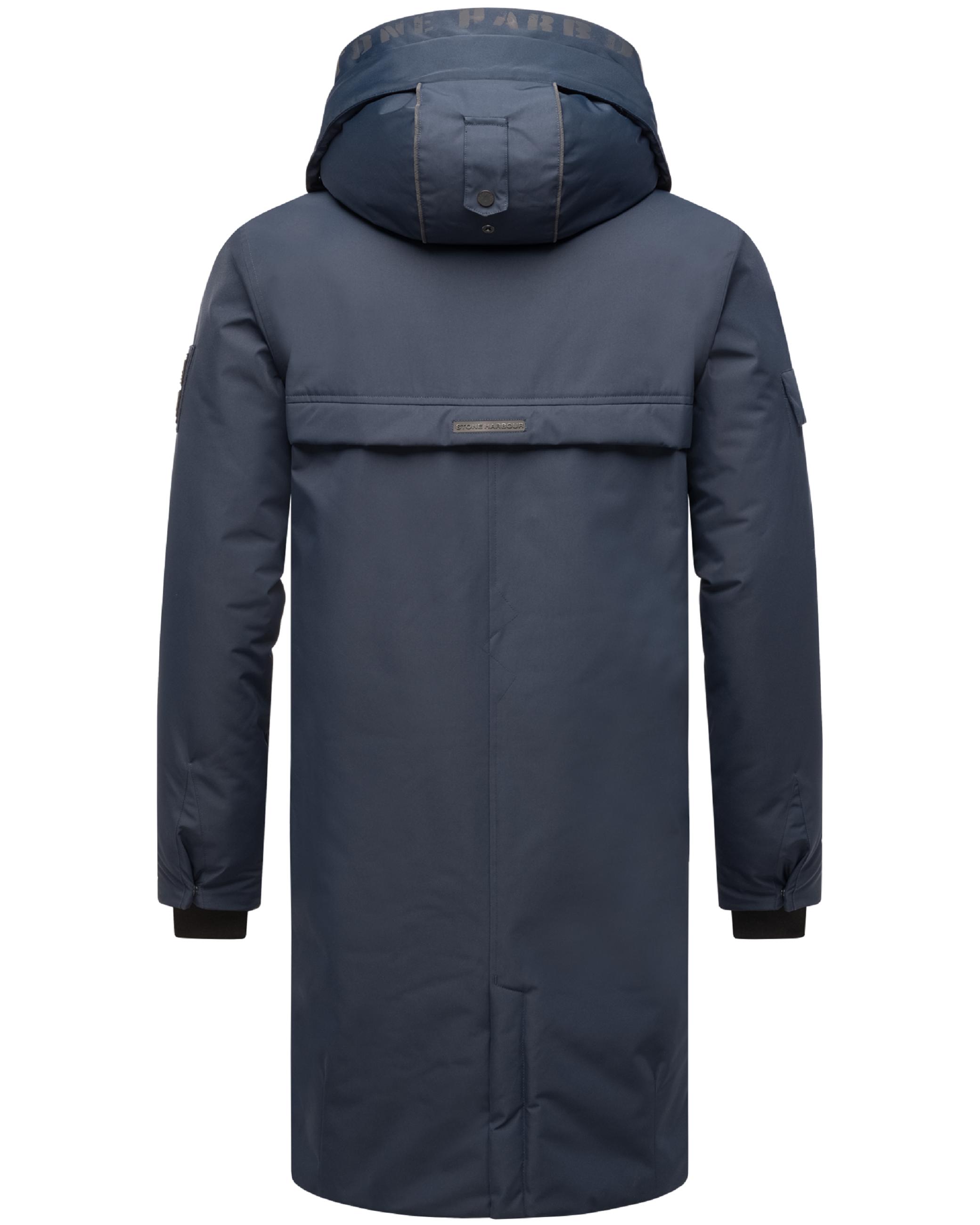 Warmer Herren Wintermantel mit Kapuze "Xandroo XX" Navy