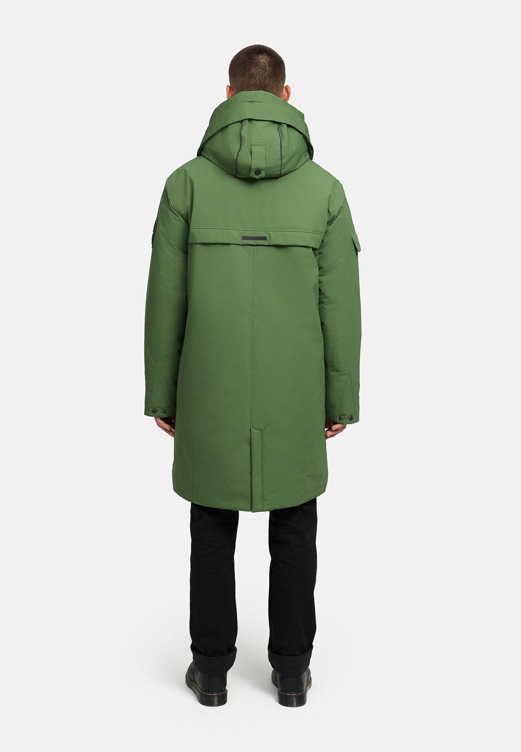 Warmer Herren Wintermantel mit Kapuze "Xandroo XX" Pine Olive