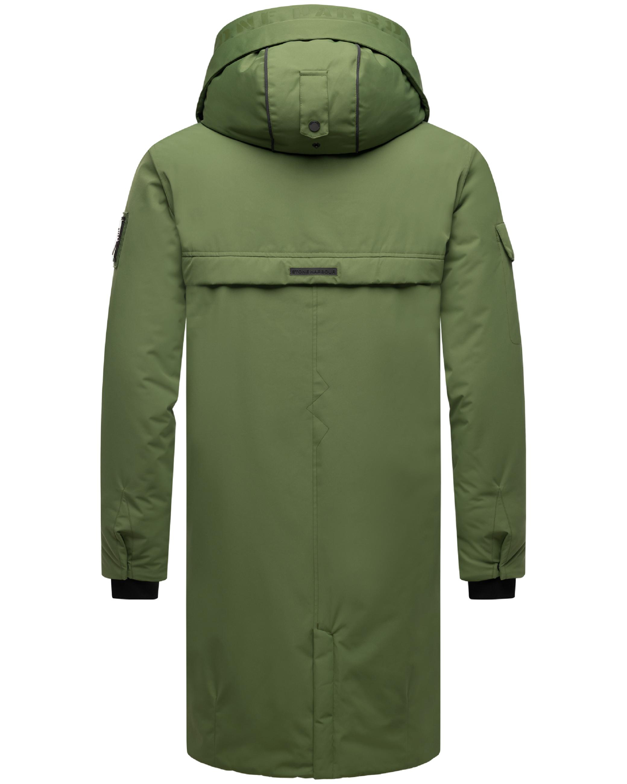 Warmer Herren Wintermantel mit Kapuze "Xandroo XX" Pine Olive
