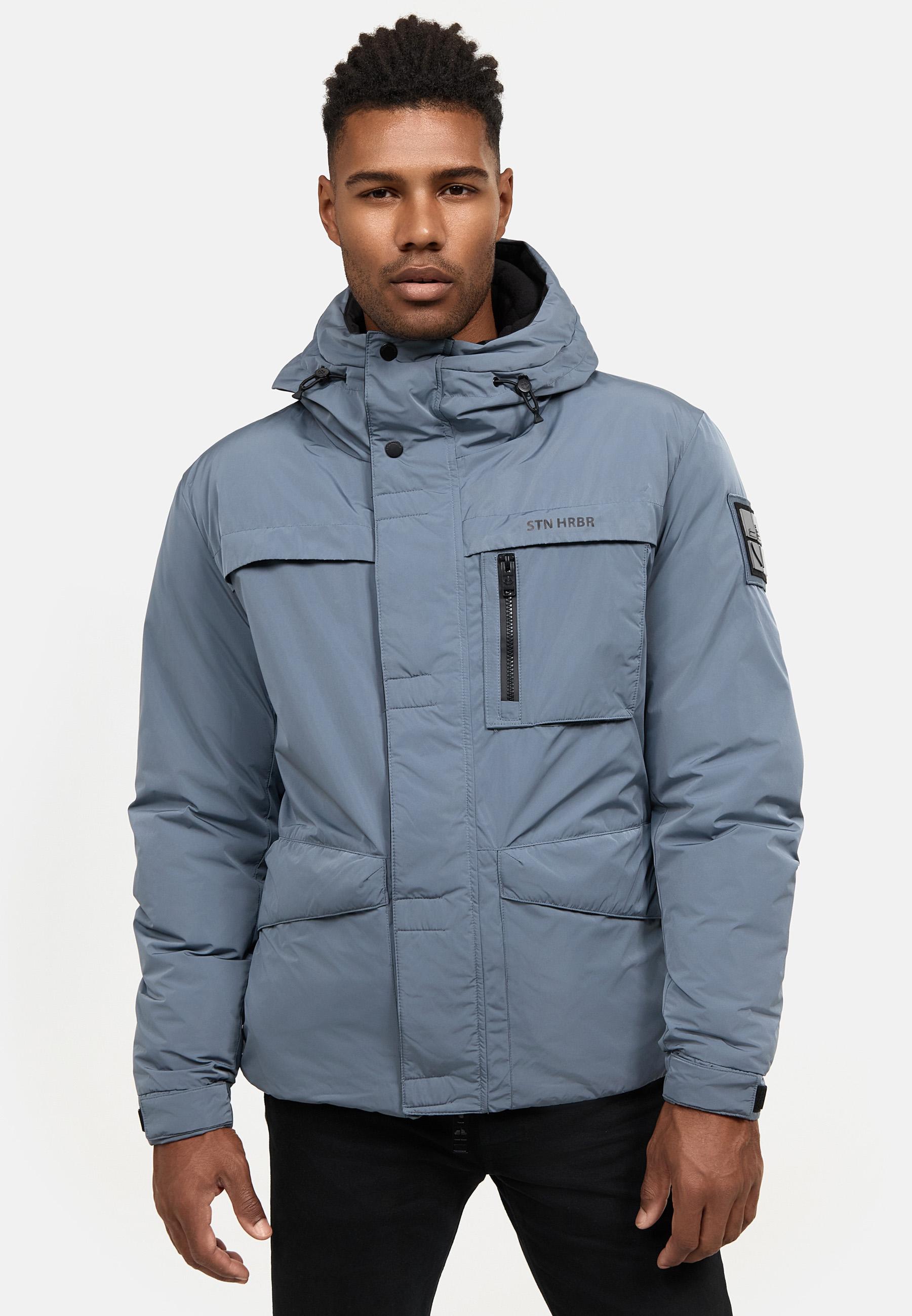 Fleece-gefütterte Winterjacke "Yorchii XX" Stormy Blue