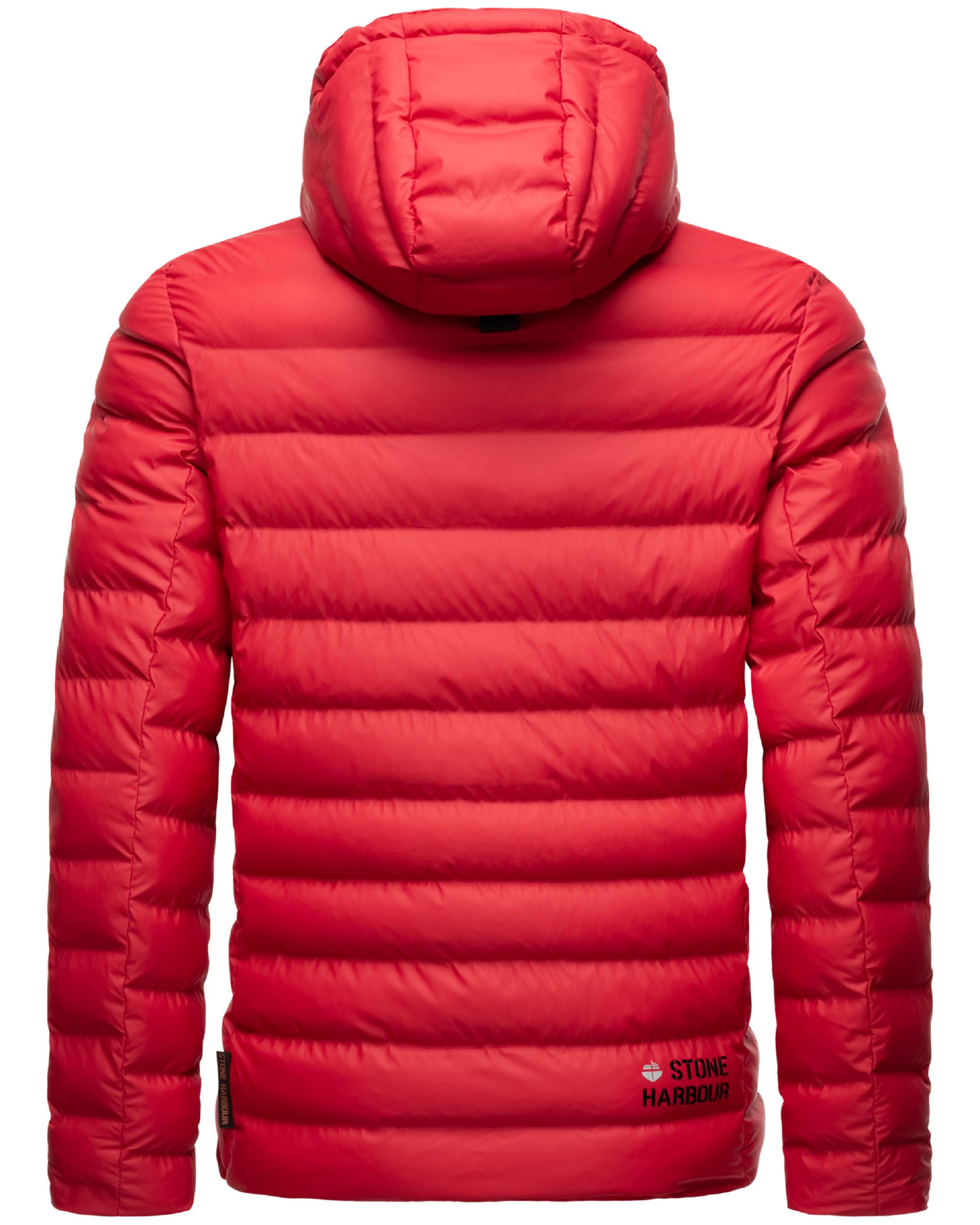 Gefütterte Winter Steppjacke mit Kapuze "Zaharoo" Chili Red