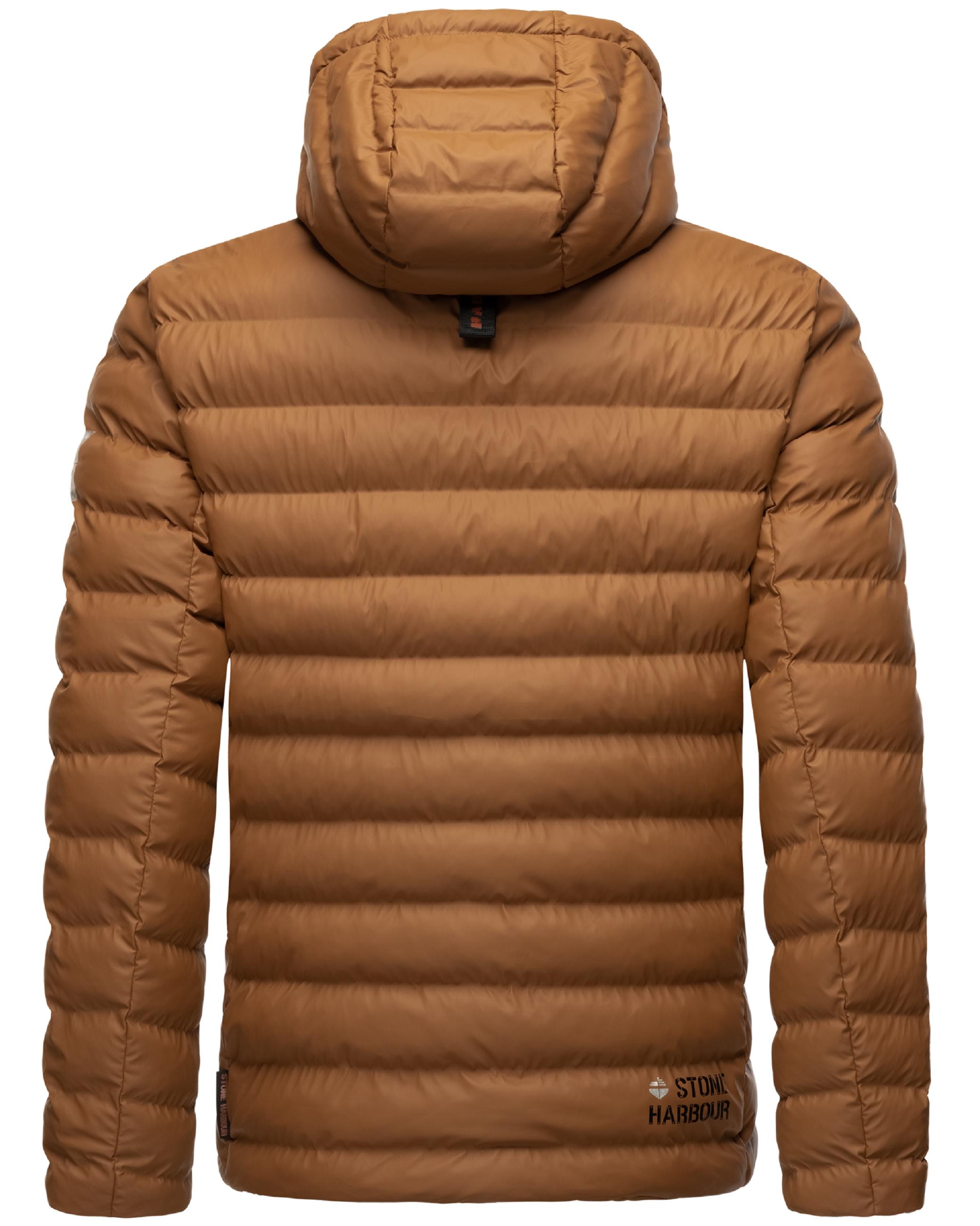 Gefütterte Winter Steppjacke mit Kapuze "Zaharoo" Tobacco