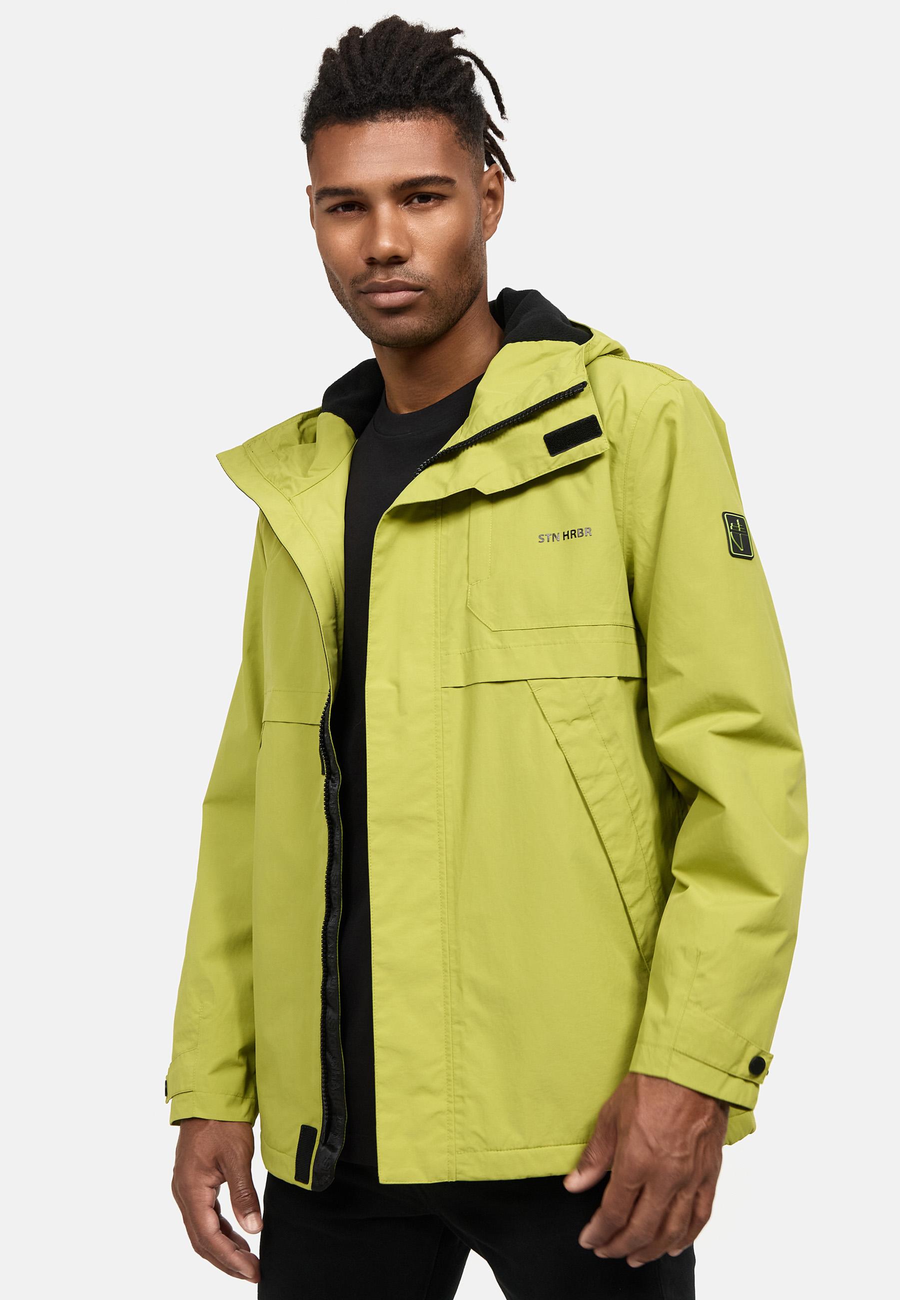 Wasserdichte Übergangsjacke mit Fleece-Futter "Zanjaar" Green