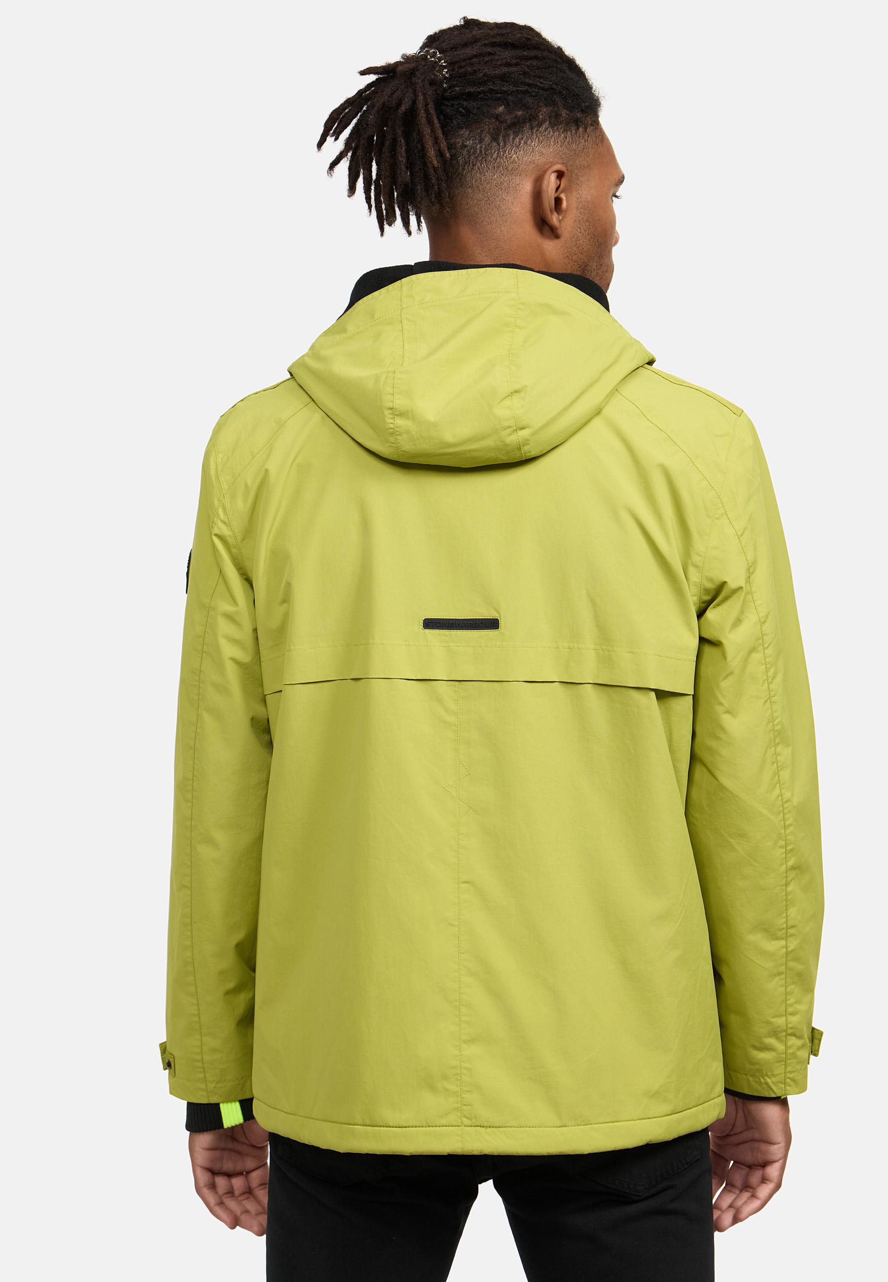 Wasserdichte Übergangsjacke mit Fleece-Futter "Zanjaar" Green