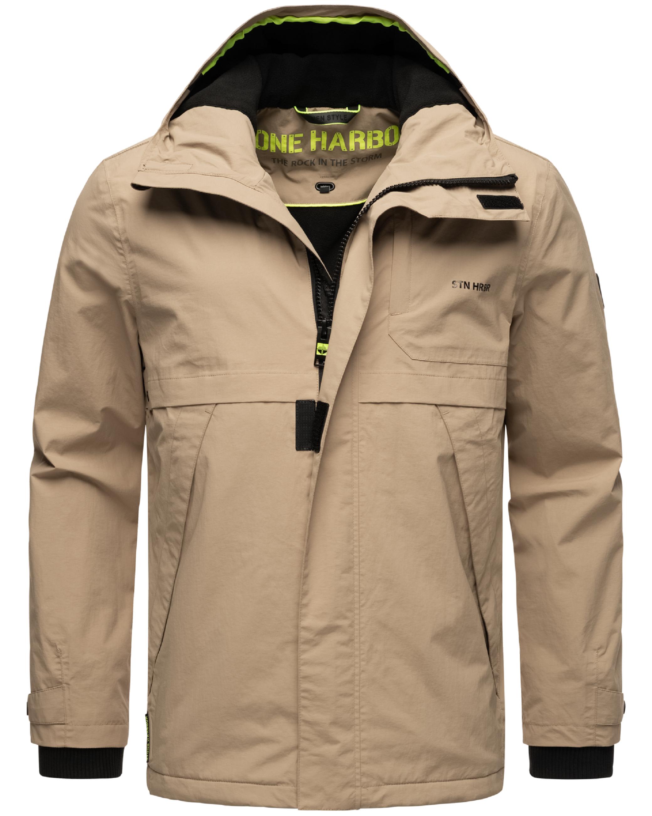 Wasserdichte Übergangsjacke mit Fleece-Futter "Zanjaar" Sand Beige