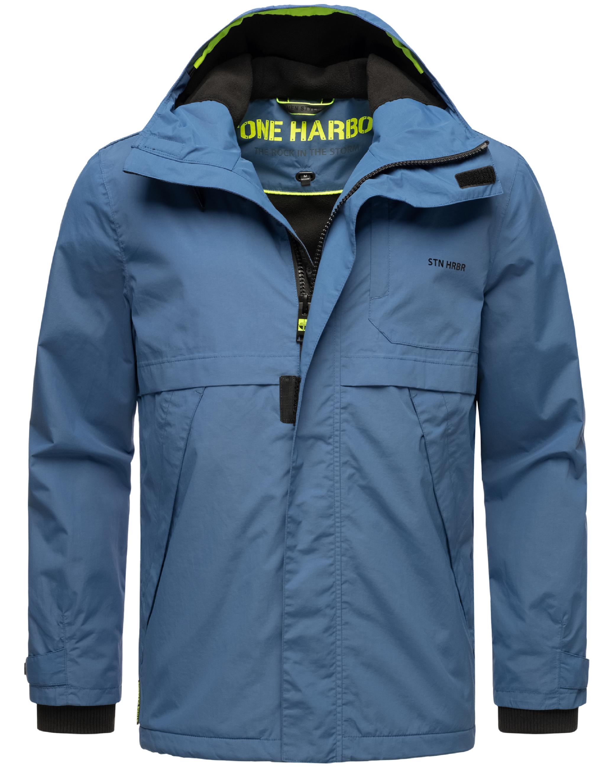 Wasserdichte Übergangsjacke mit Fleece-Futter "Zanjaar" Stormy Blue