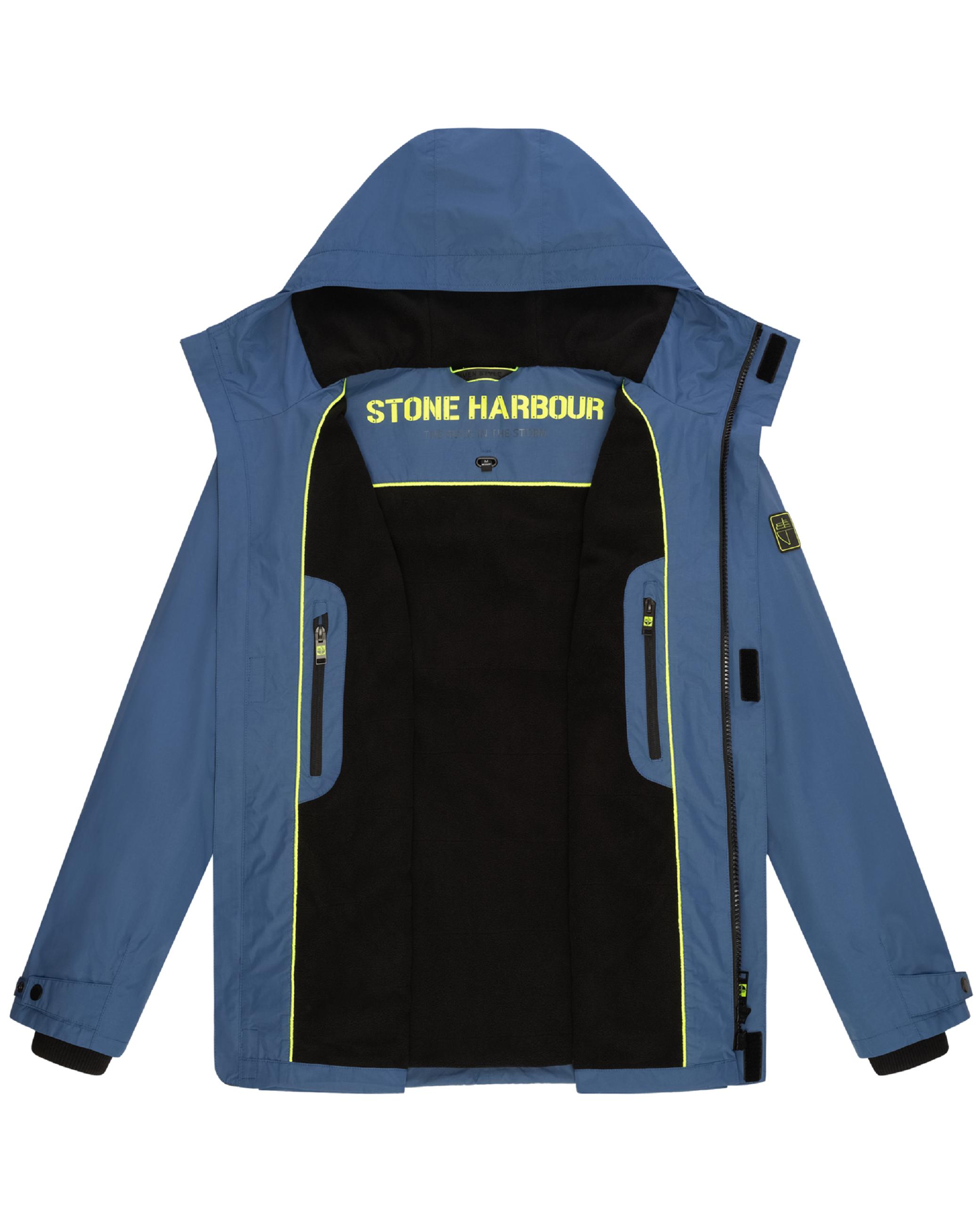 Wasserdichte Übergangsjacke mit Fleece-Futter "Zanjaar" Stormy Blue