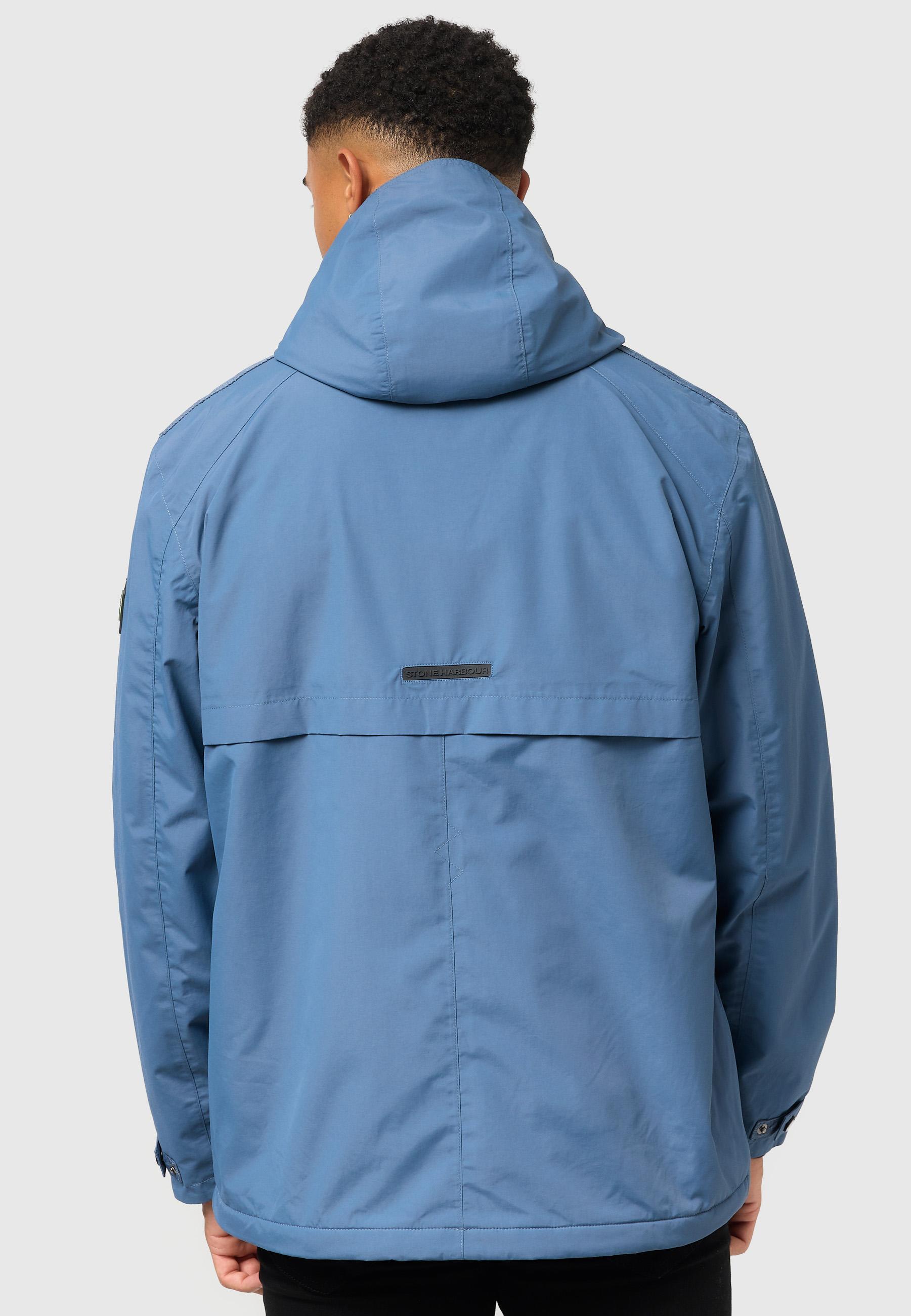 Wasserdichte Übergangsjacke mit Fleece-Futter "Zanjaar" Stormy Blue