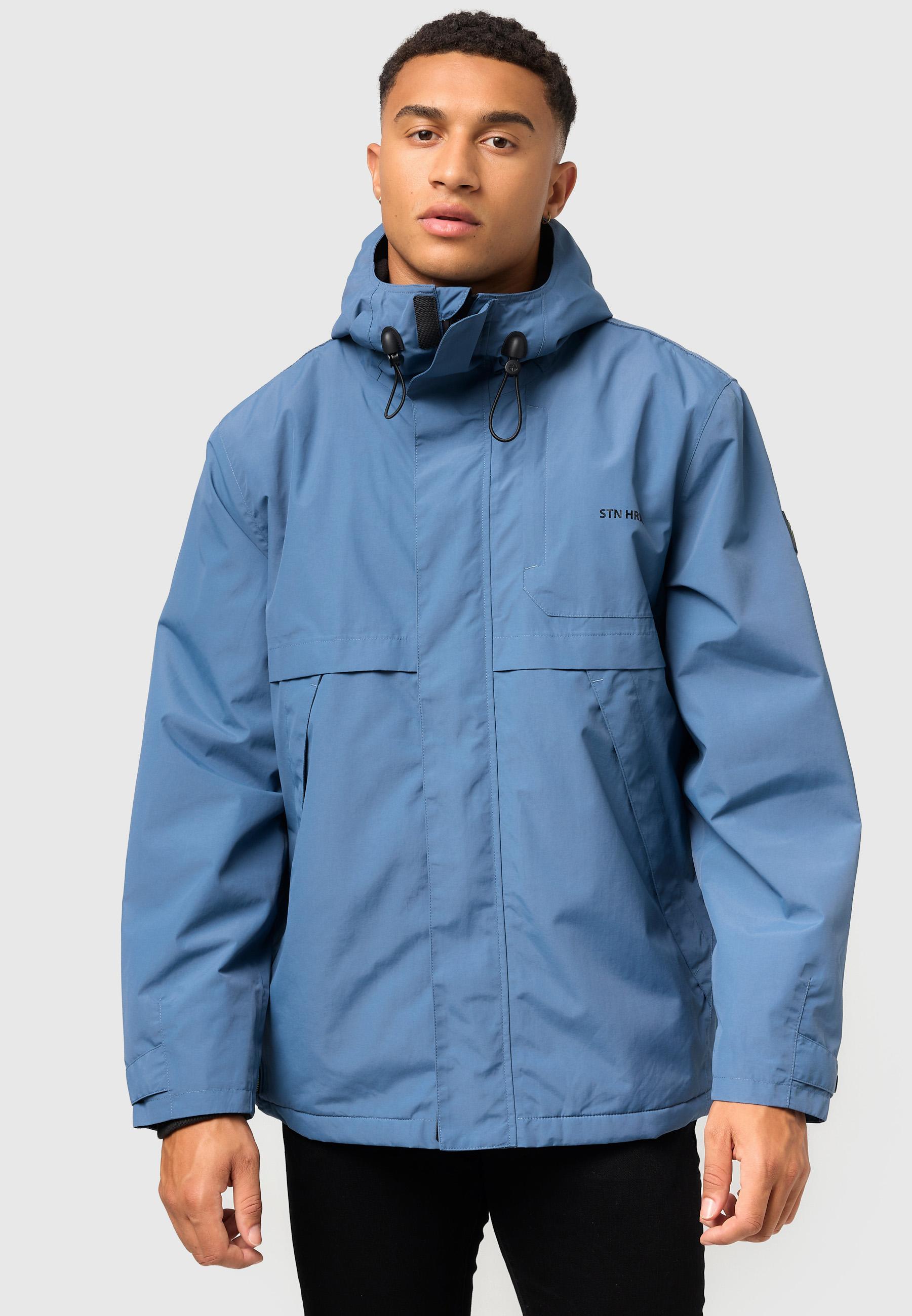 Wasserdichte Übergangsjacke mit Fleece-Futter "Zanjaar" Stormy Blue