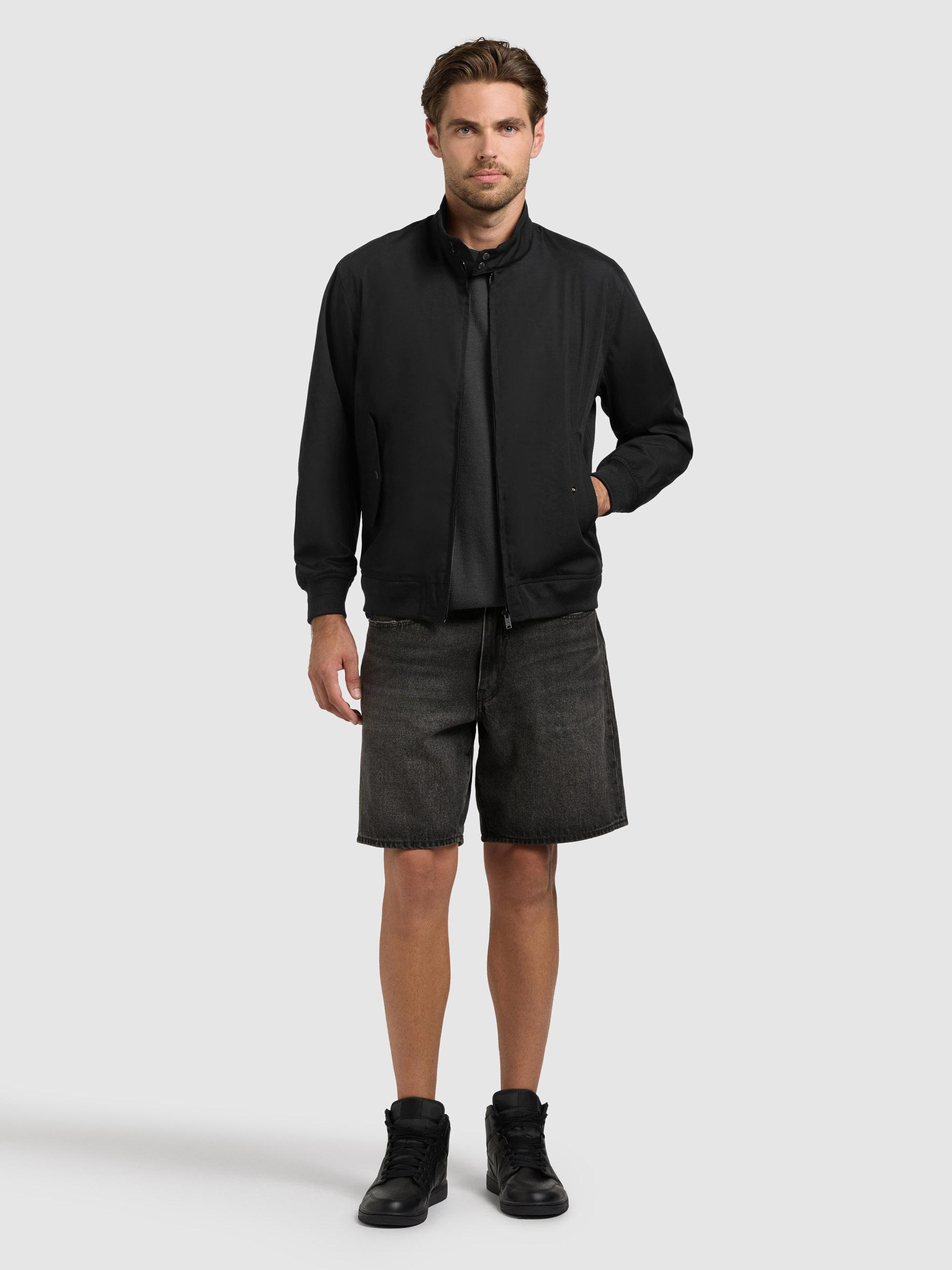 Leichte Bomberjacke "Agano" Black