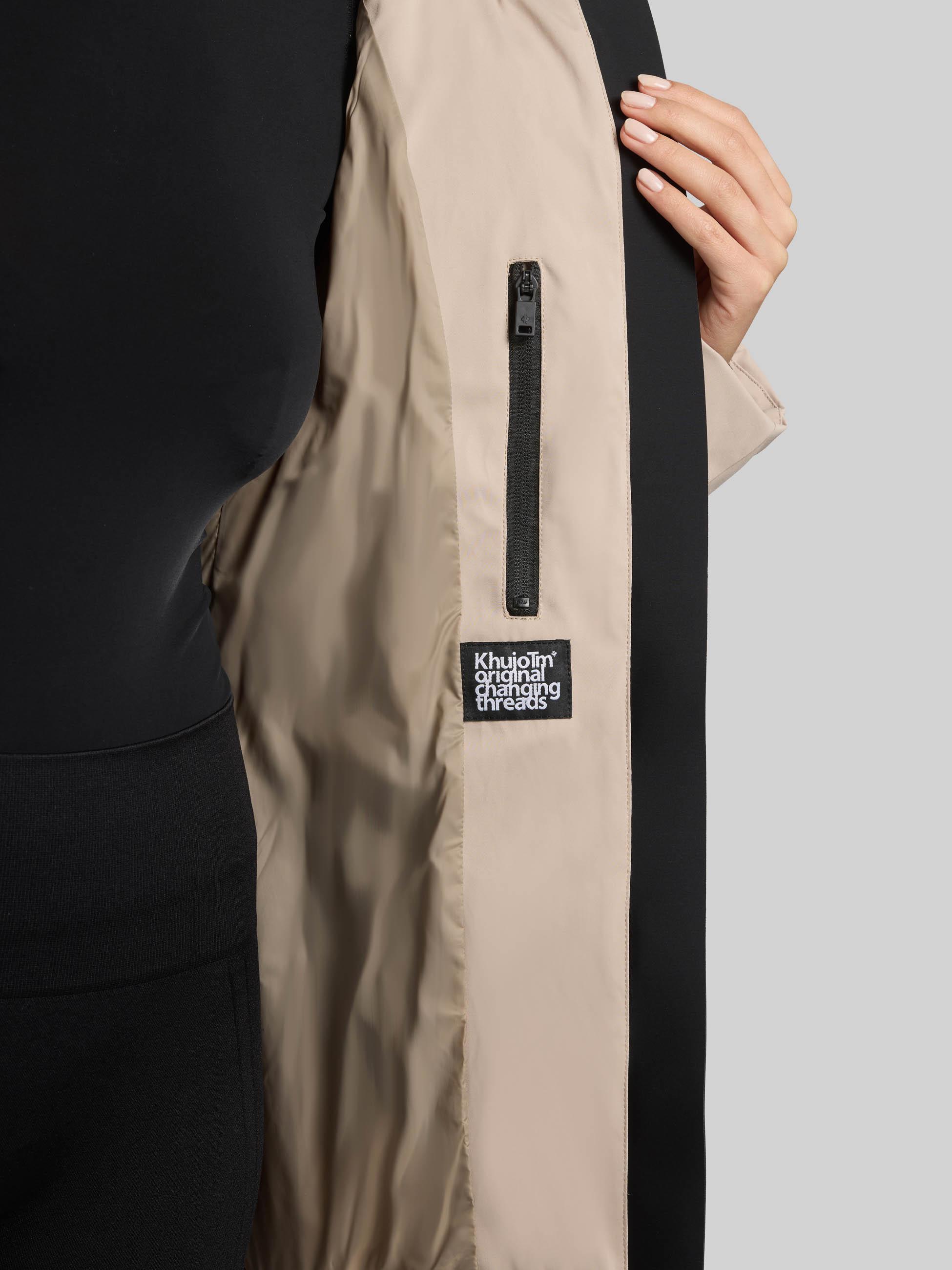 Winter Kurzmantel mit innenliegenden Rucksack-Trägern "Allap" Macaroon Beige