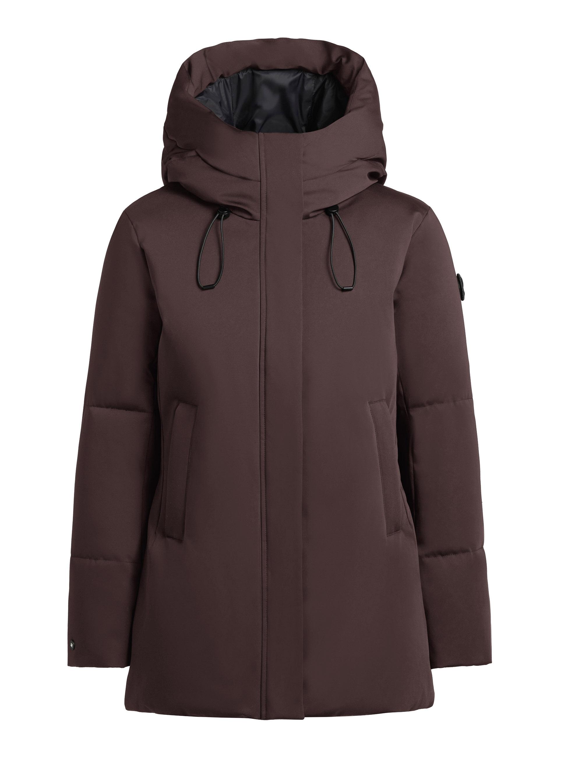 Winter Kurzmantel mit innenliegenden Rucksack-Trägern "Allap" Moody Plum