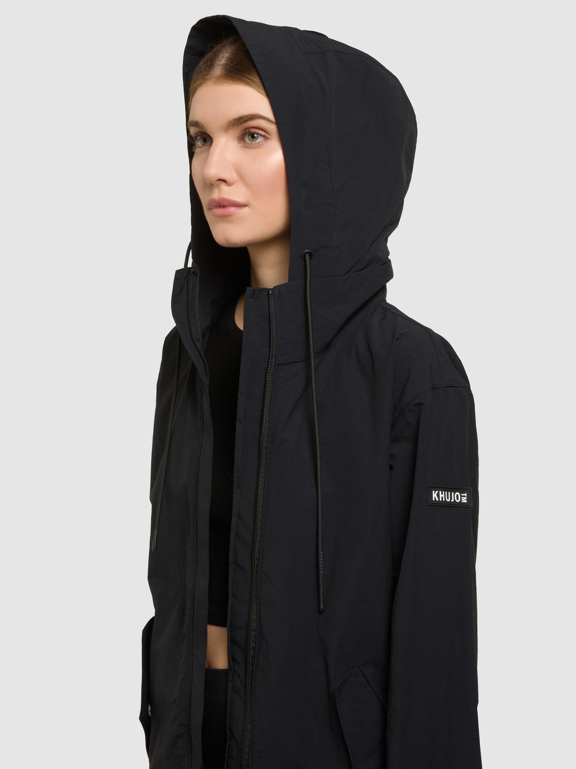 Kurzmantel mit Umhängetasche "Ameti" Black