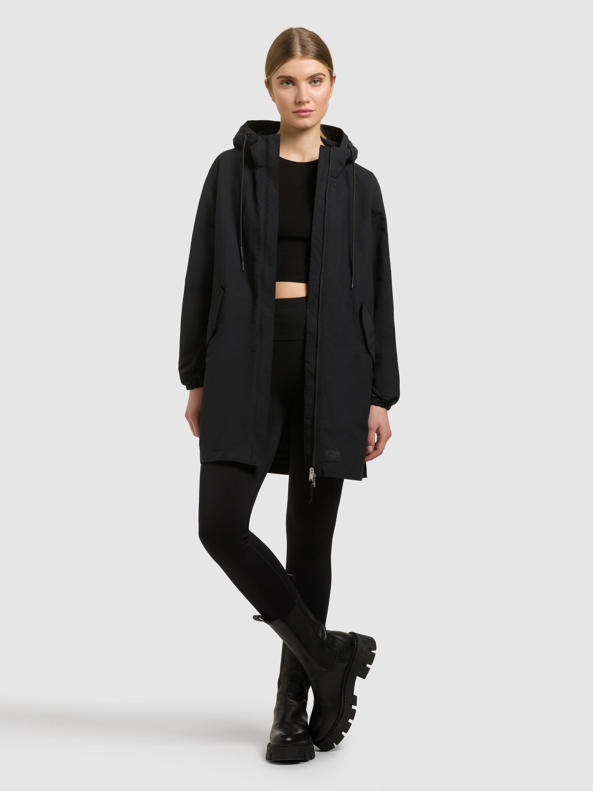 Kurzmantel mit Umhängetasche "Ameti" Black