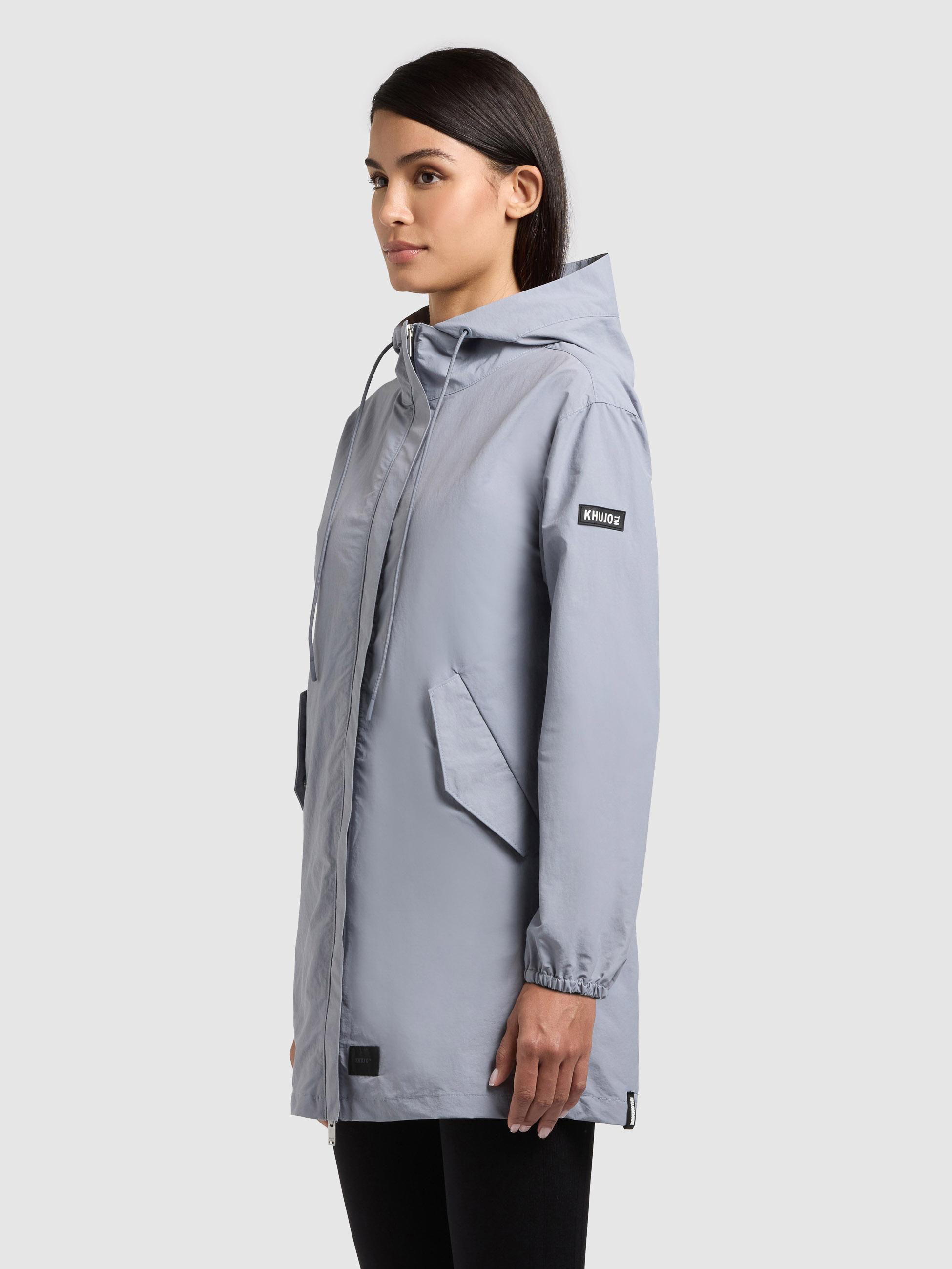 Kurzmantel mit Umhängetasche "Ameti" Misty Blue