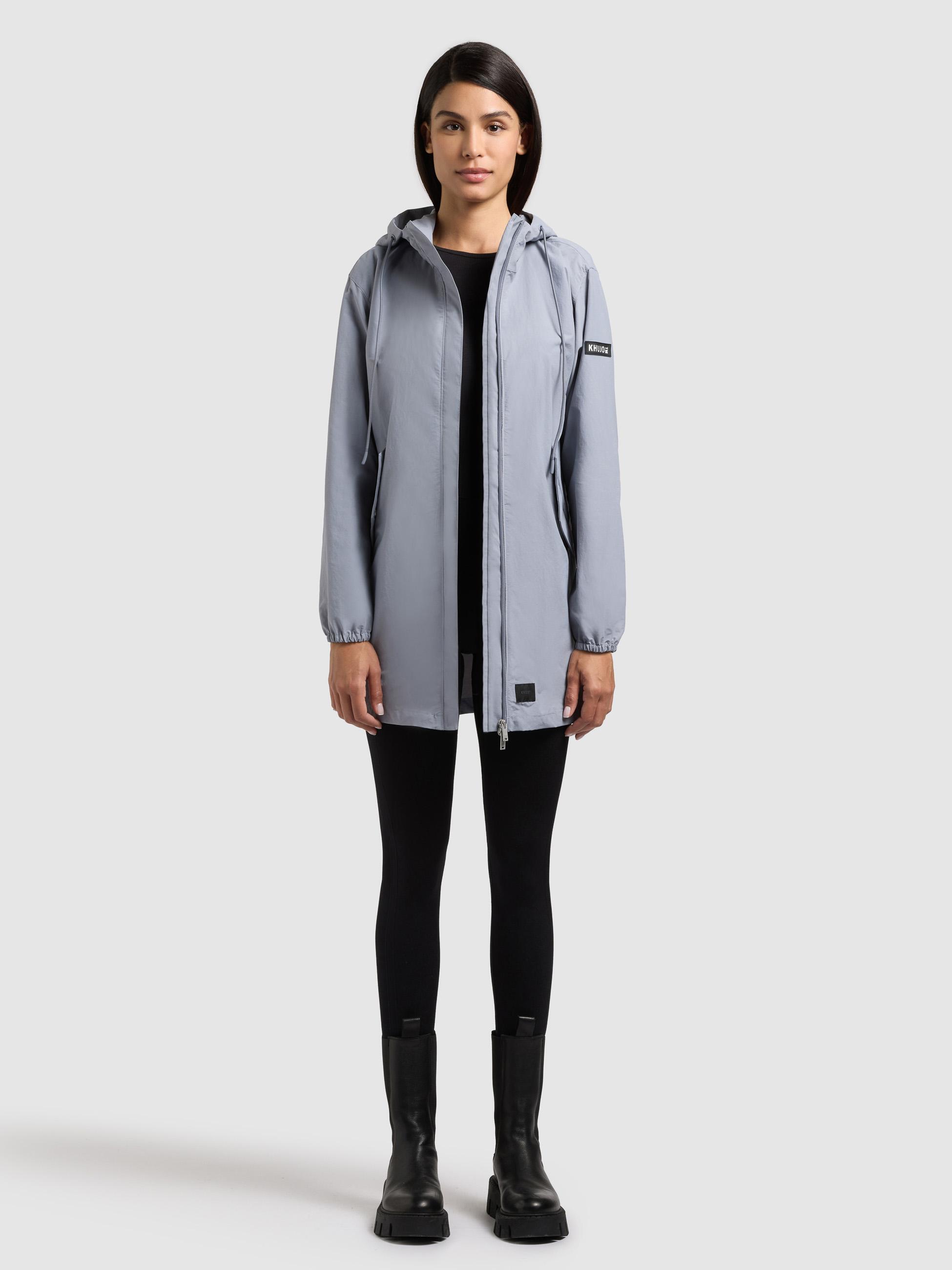 Kurzmantel mit Umhängetasche "Ameti" Misty Blue