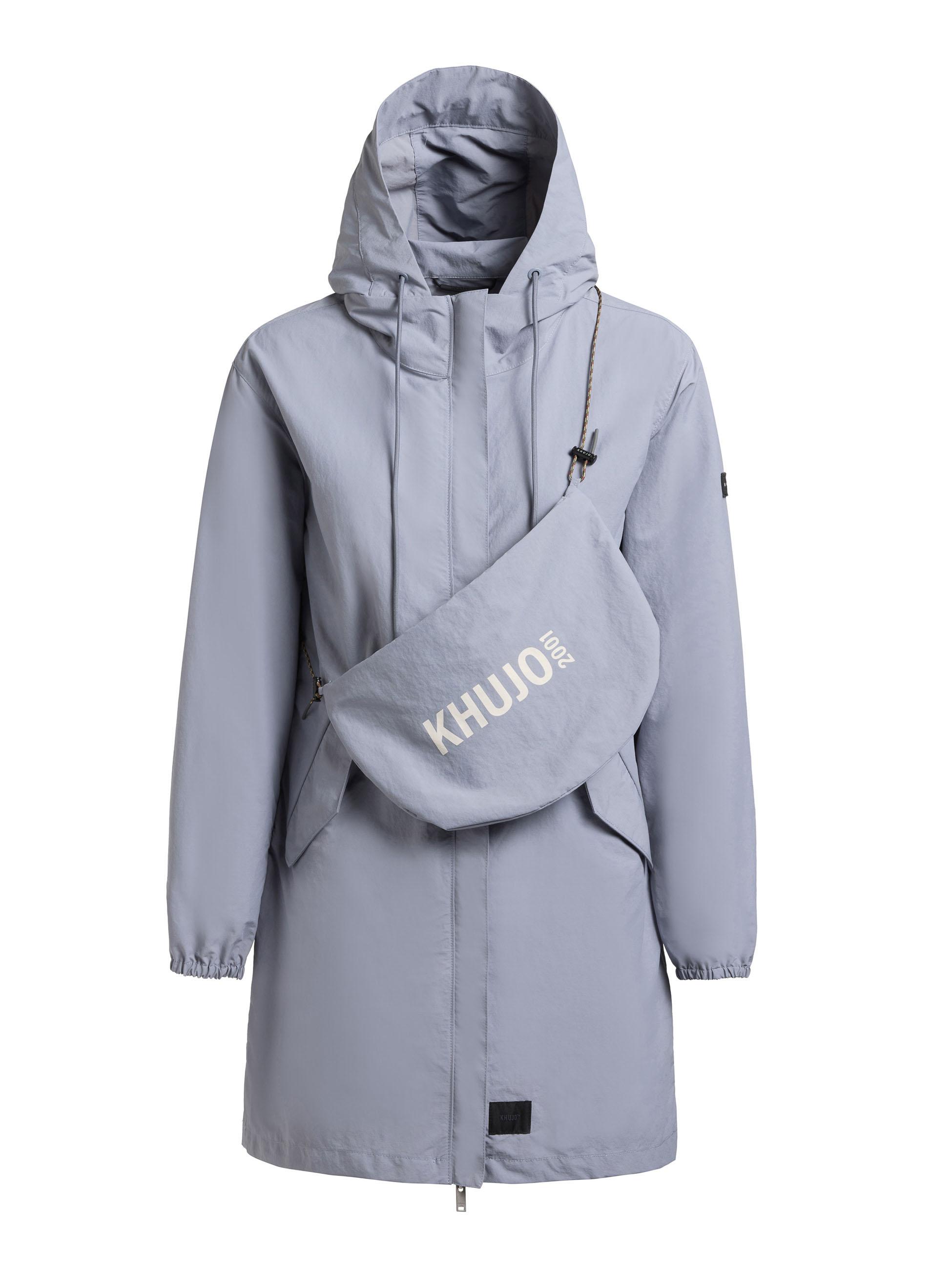 Kurzmantel mit Umhängetasche "Ameti" Misty Blue