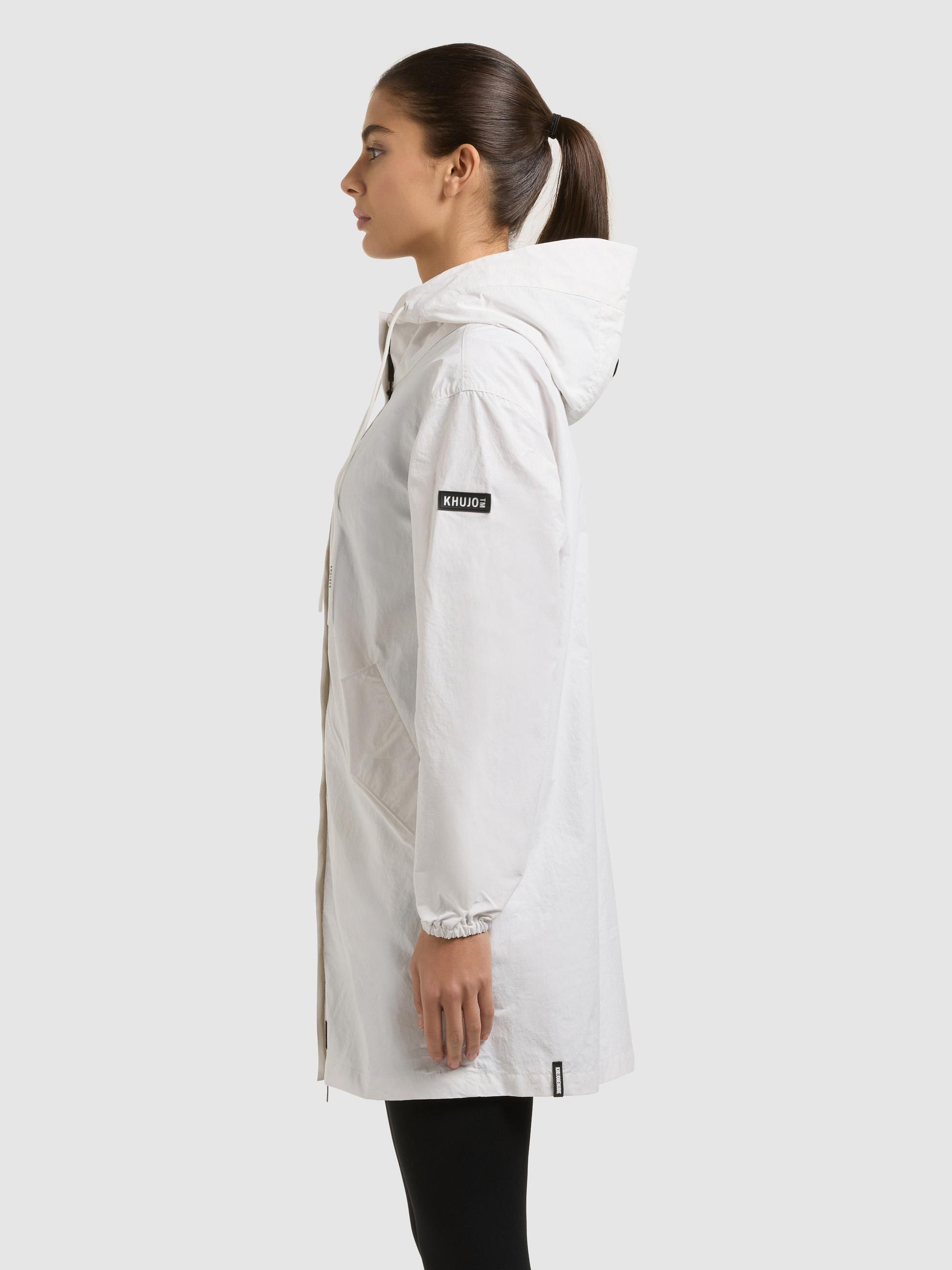 Kurzmantel mit Umhängetasche "Ameti" Offwhite