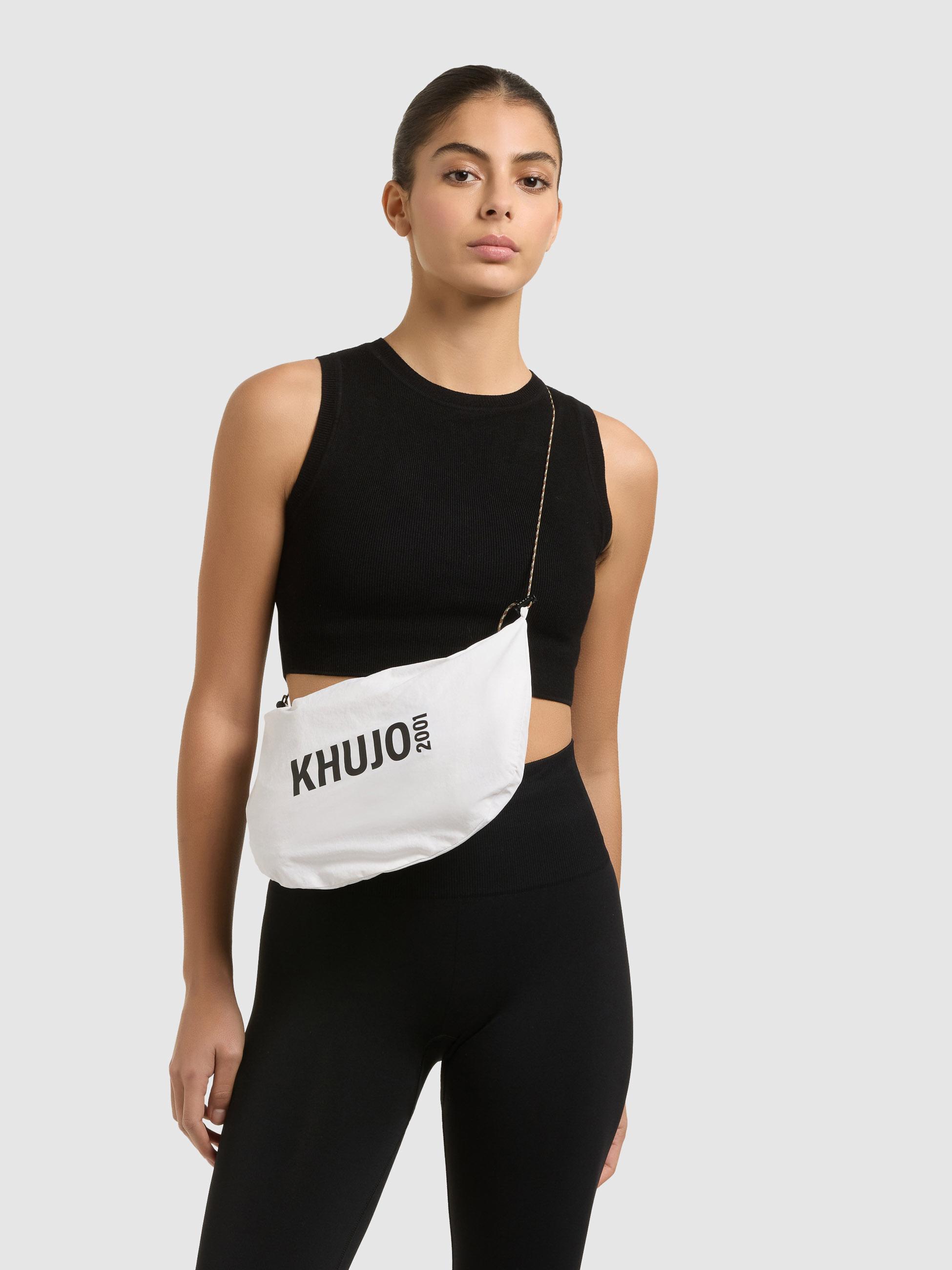 Kurzmantel mit Umhängetasche "Ameti" Offwhite