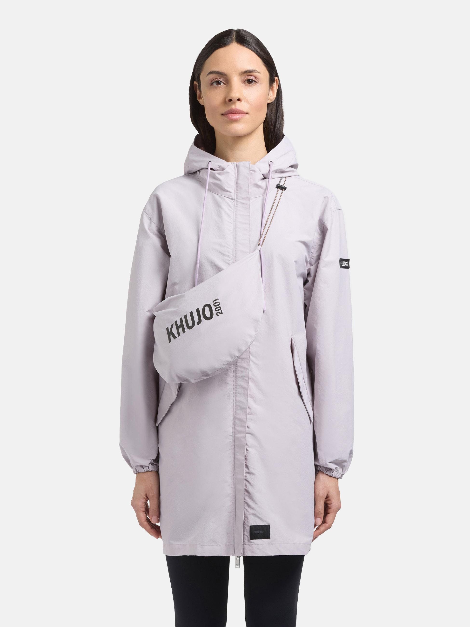 Kurzmantel mit Umhängetasche "Ameti" Raindrops Lilac